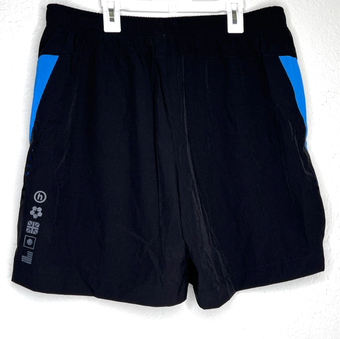 Hidden NY x Umbro Shorts Kaleidoscope Black/Blue Size L