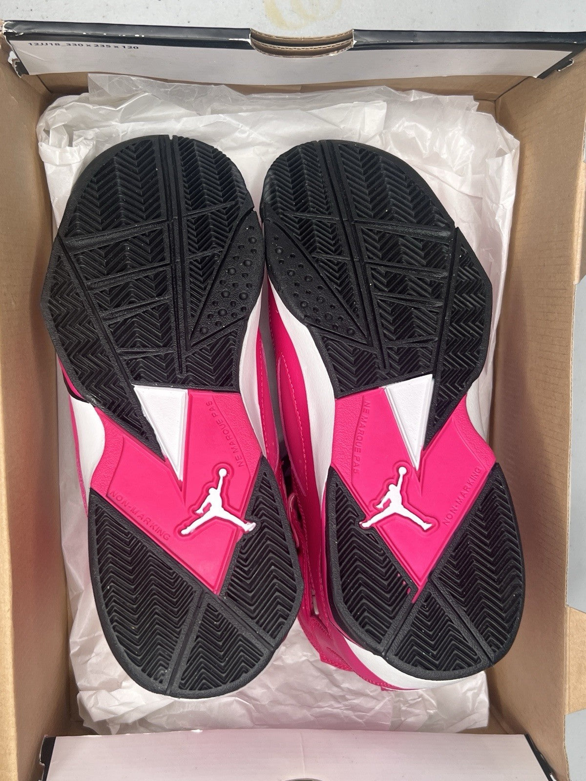 Air Jordan True Flight GG Valentine's Day Vivid Pink 7Y Big Kids New with Box