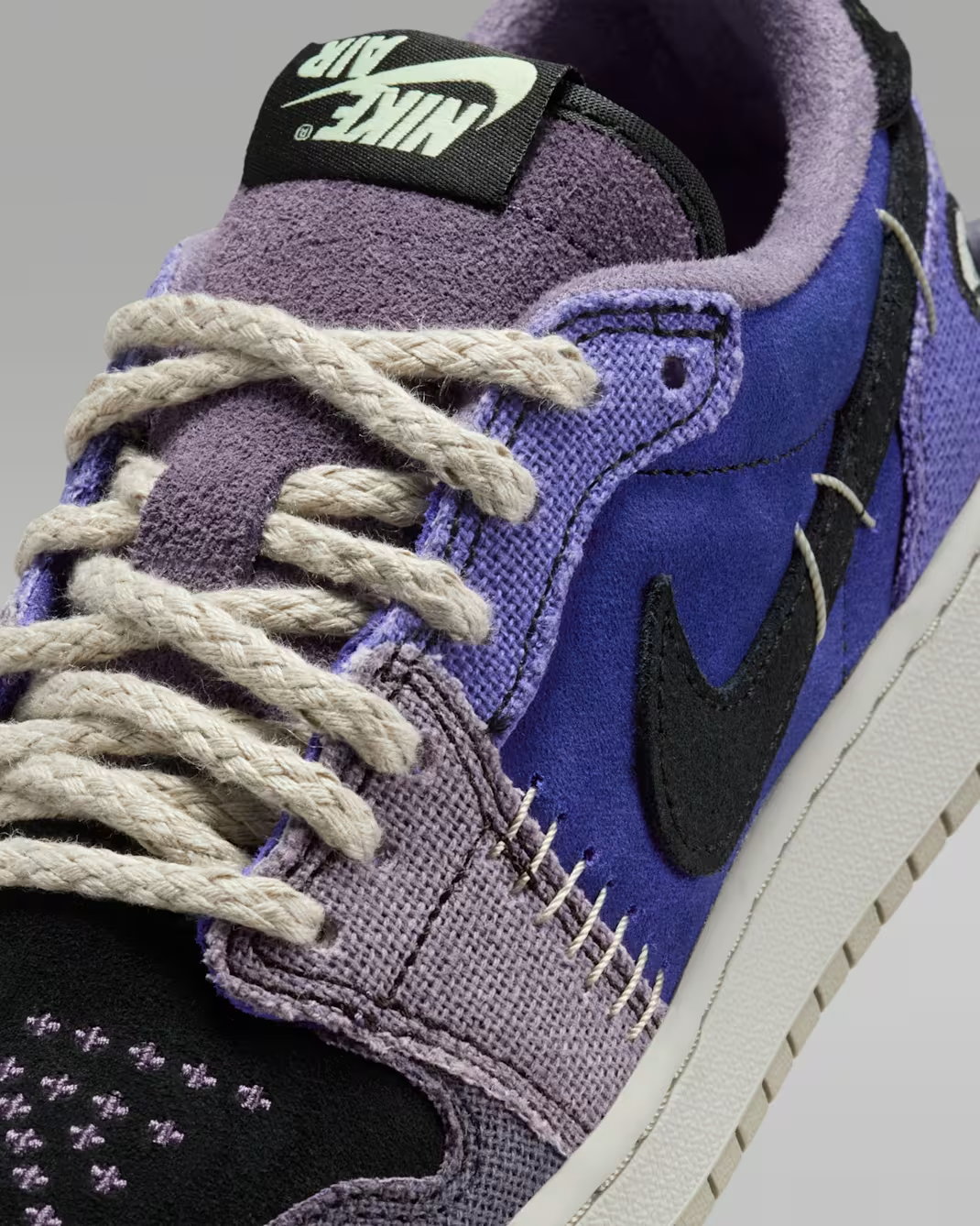 7Y Zion Williamson x Air Jordan 1 Retro Low OG 'Voodoo Alternate' IH2725-500