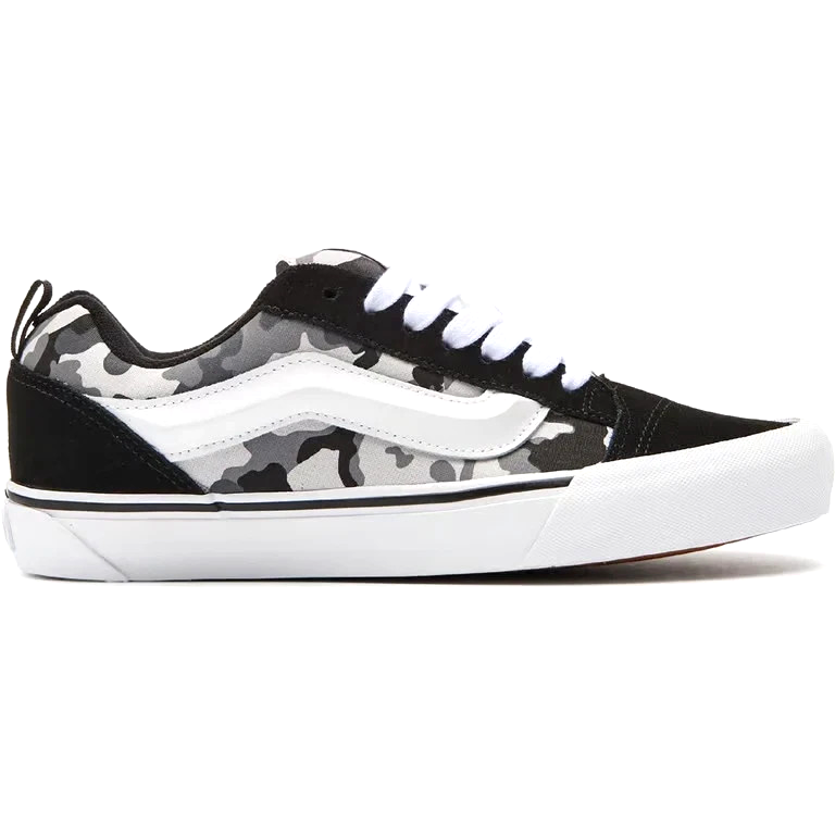 Vans Knu Skool Camo Black White VN000D22BZW Mens 8 Womens 9.5 NEW