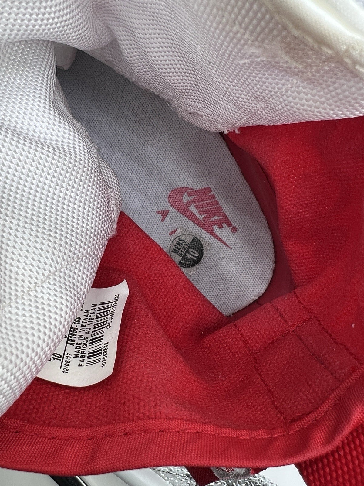 Men’s Size 10 - Nike SF Air Force 1 High White University Red