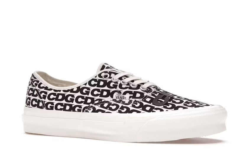 Vans OTW Authentic 44 CDG Comme des Garçons White Black Men 6.5/Women 8 NEW