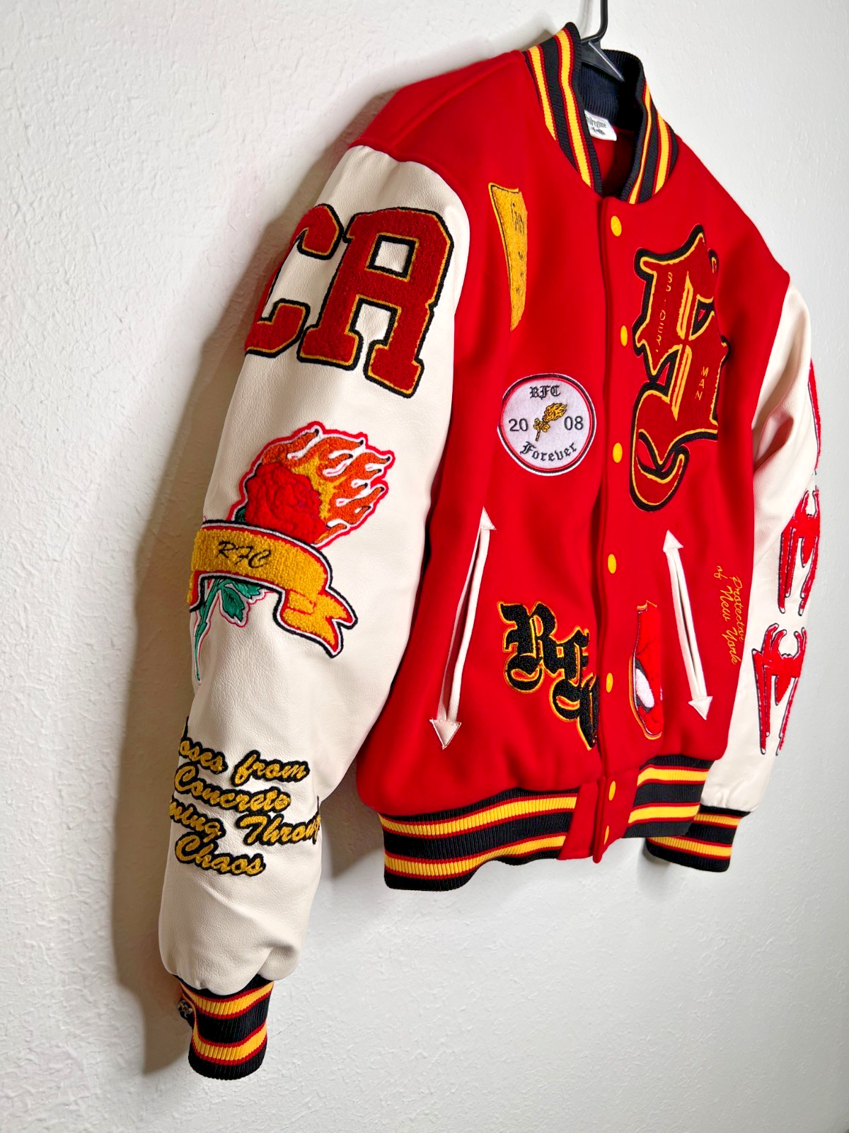 Civil Regime X Marvel Spider-Man Letterman Jacket