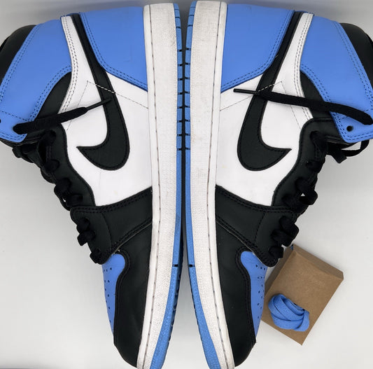 Nike Air Jordan 1 Retro High OG DZ5485-400 University Blue Mens 12.5 Used W/ Box