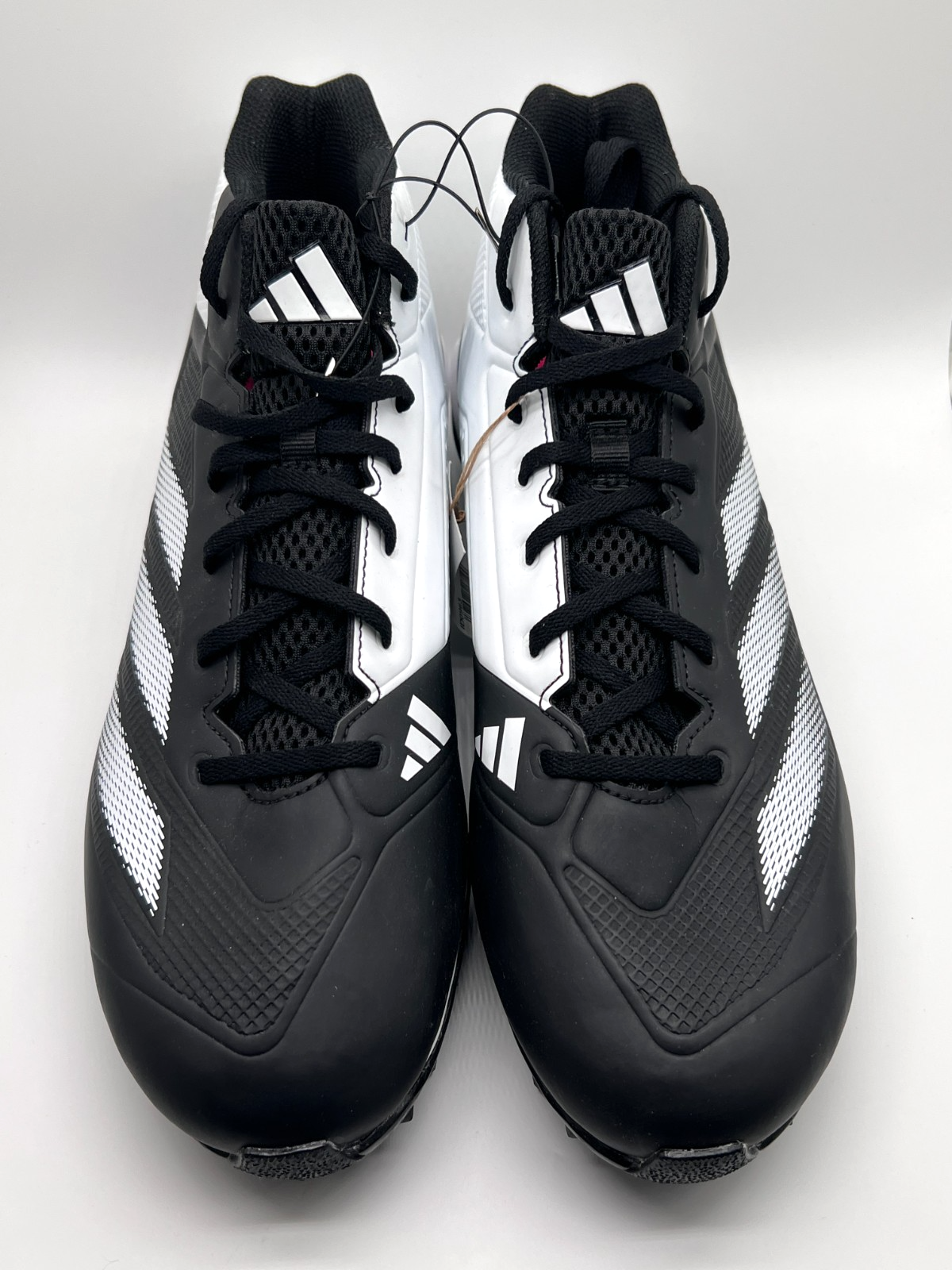 adidas Adizero Impact MD Baseball Cleats Black White Men's 14 ID0963 NWT