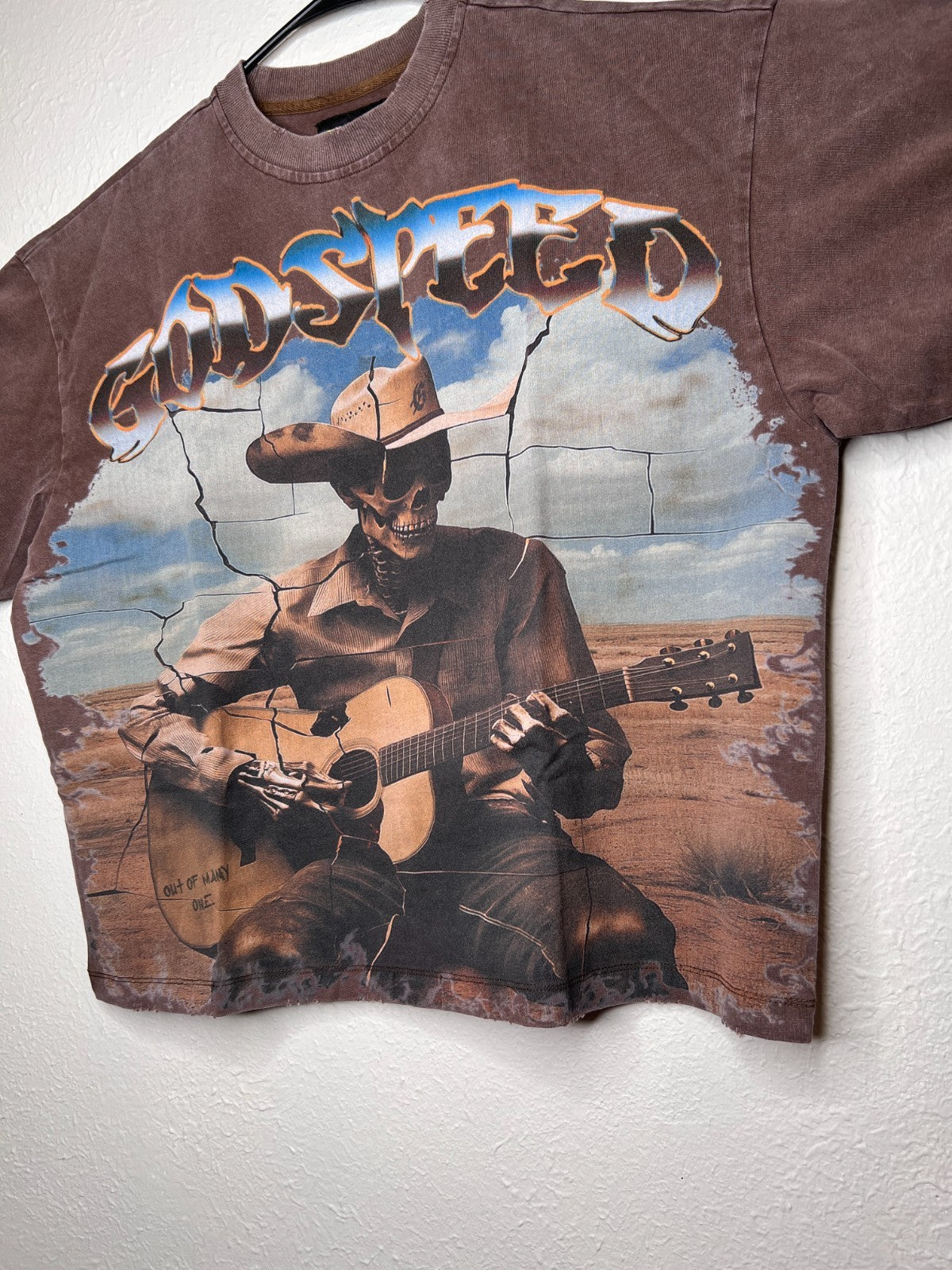 Godspeed Virtuoso Tee Light Wash Brown 251/444 Size Small NWT Rare