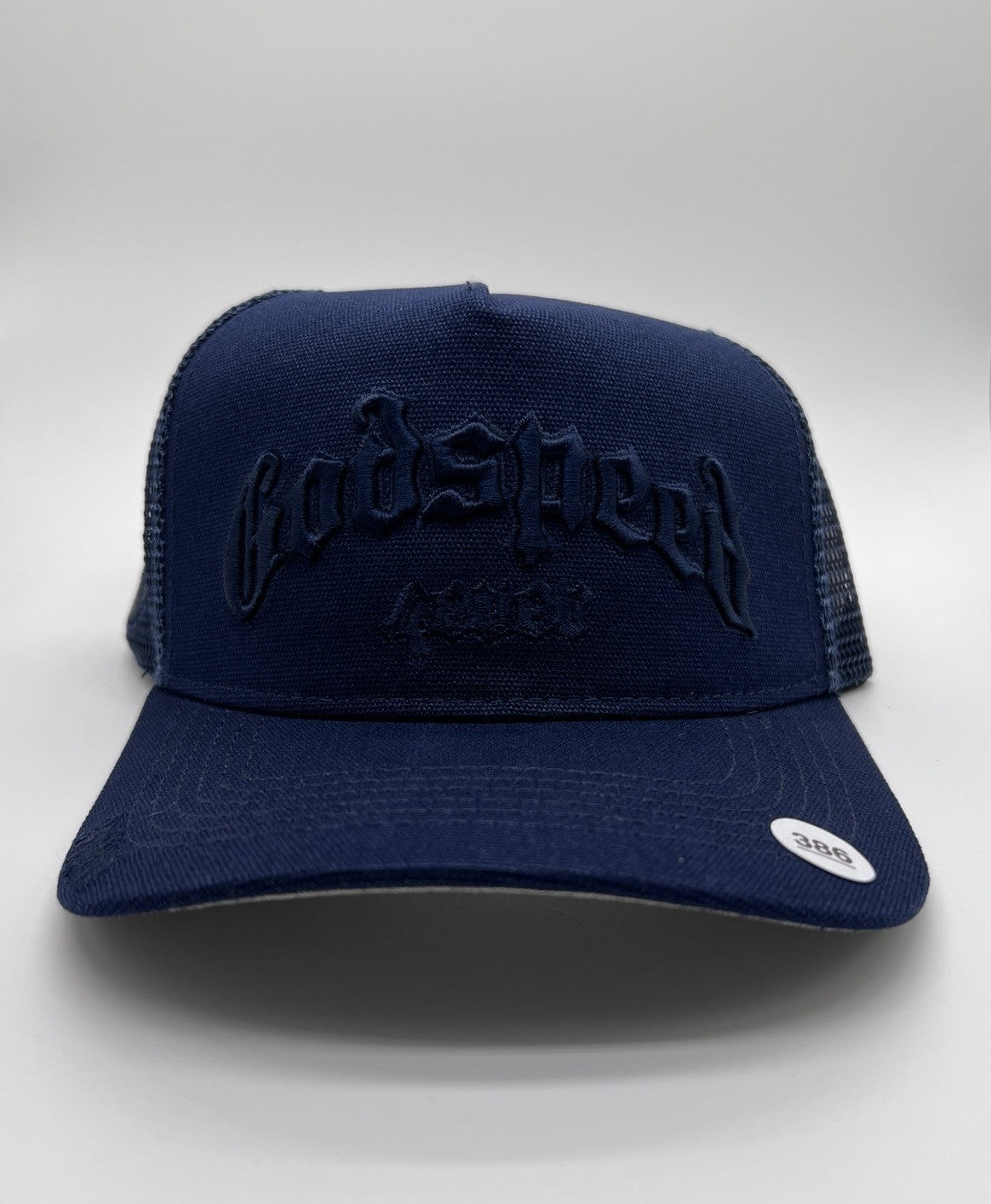 Godspeed Trucker Hat Navy Mesh Snapback OSFA New Authentic