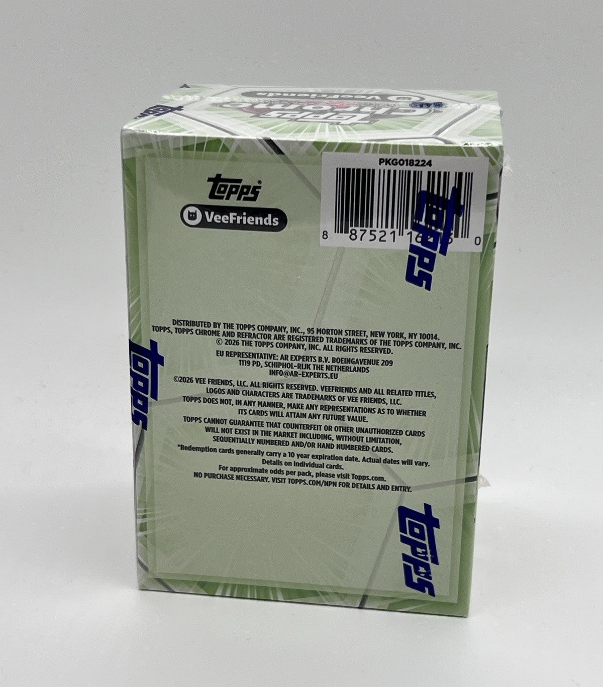 2026 Topps Chrome VeeFriends Sealed Blaster Box 32 Cards Yellow Refractor