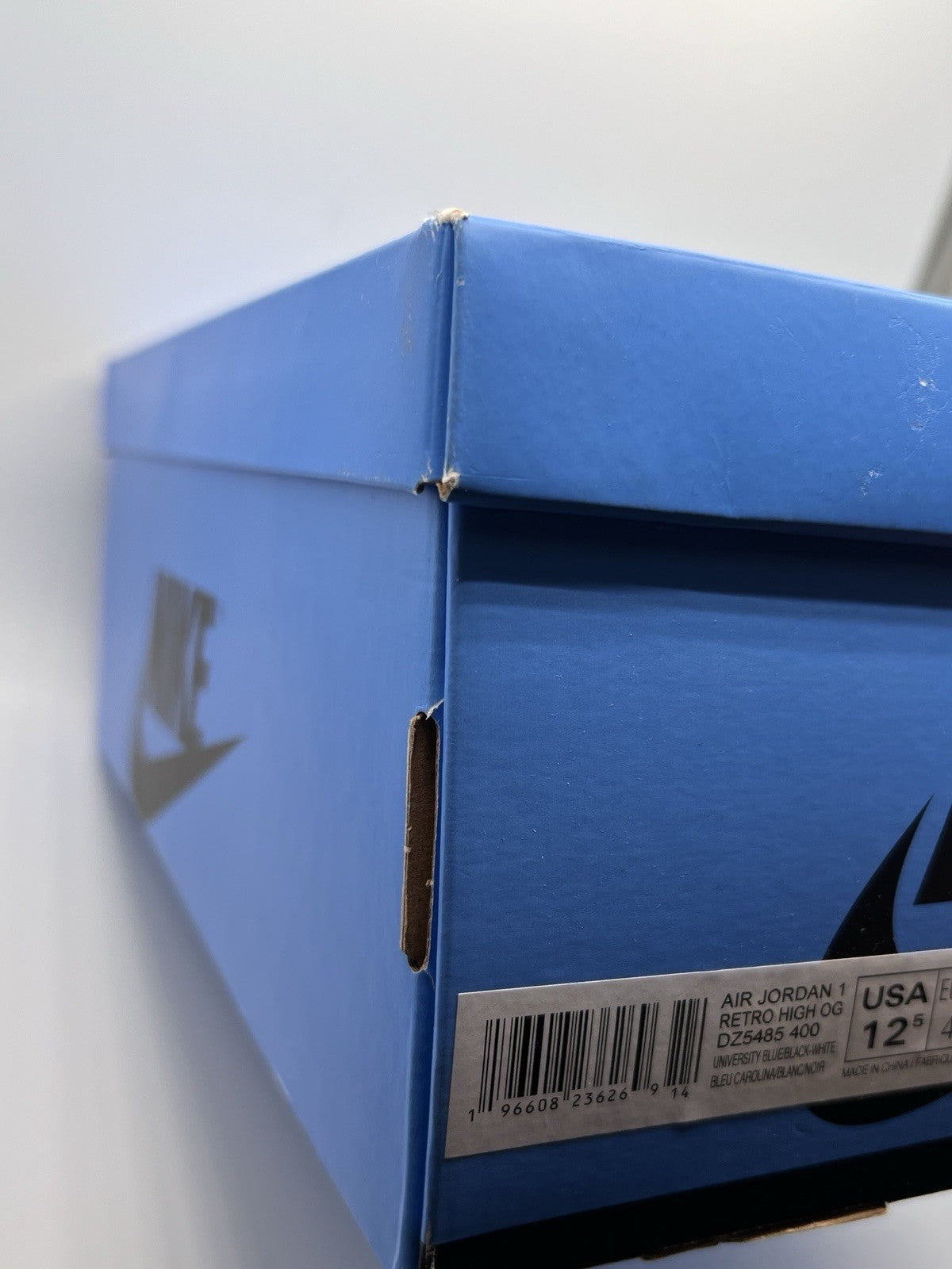 Nike Air Jordan 1 Retro High OG DZ5485-400 University Blue Mens 12.5 Used W/ Box
