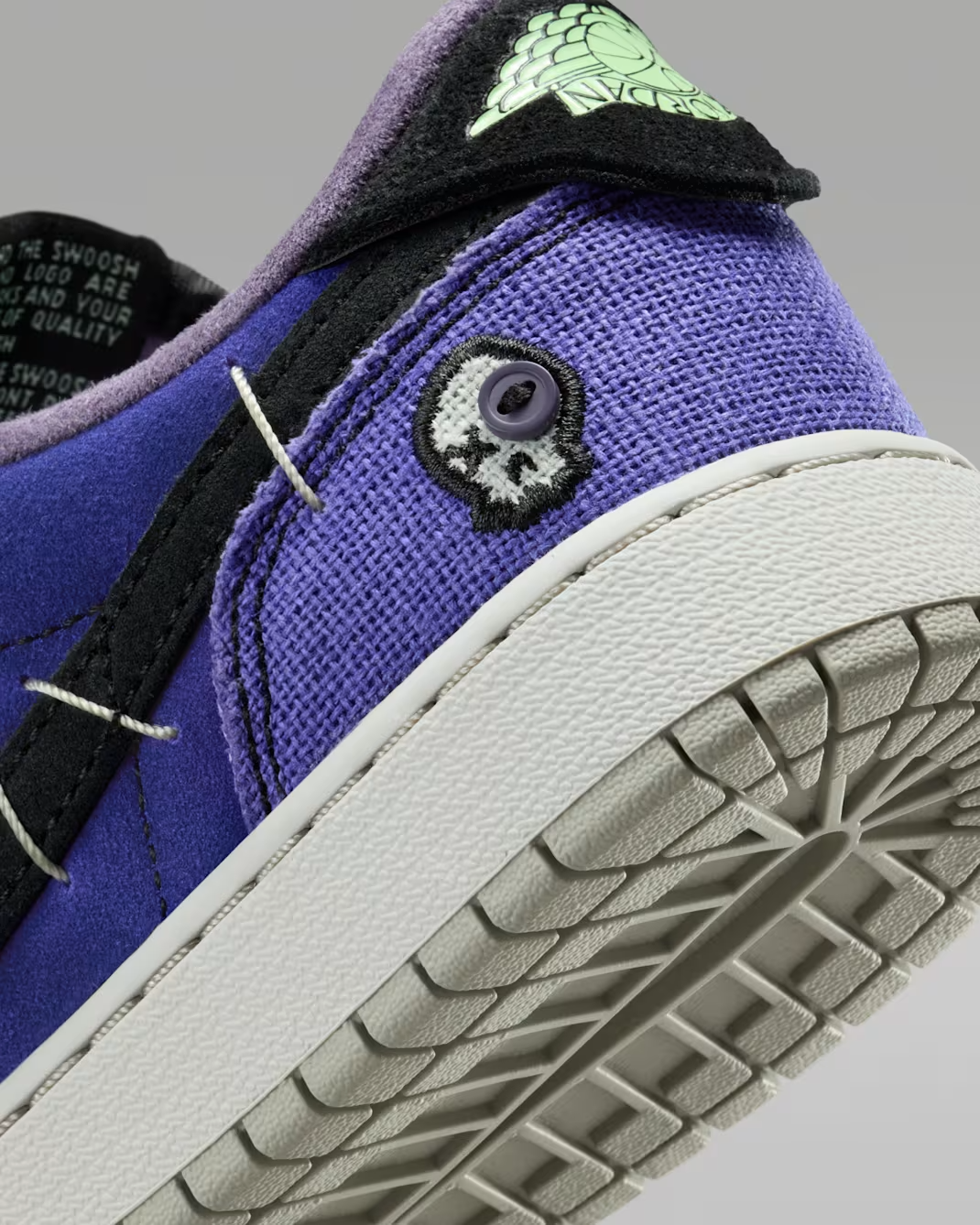 7Y Zion Williamson x Air Jordan 1 Retro Low OG 'Voodoo Alternate' IH2725-500