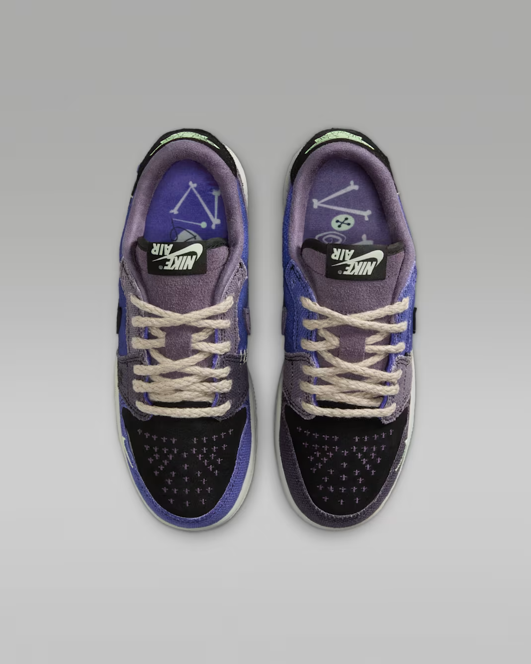 7Y Zion Williamson x Air Jordan 1 Retro Low OG 'Voodoo Alternate' IH2725-500