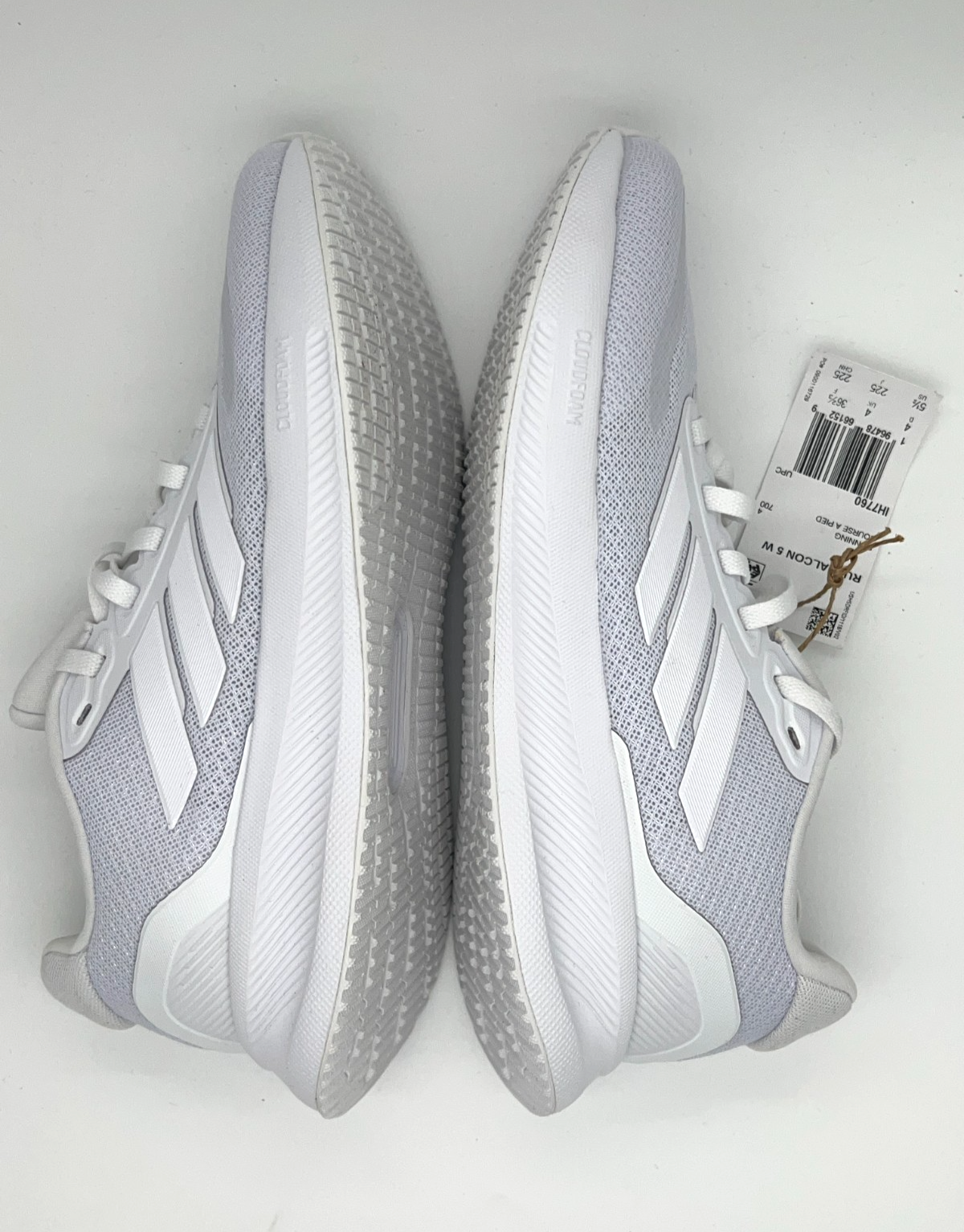 adidas Runfalcon 5 W Triple White IH7760 Womens 5.5 Running Shoes NEW Box