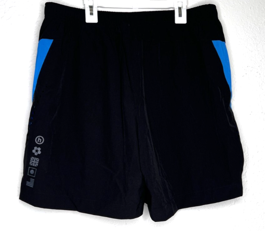 Hidden NY x Umbro Shorts Kaleidoscope Black/Blue Size L