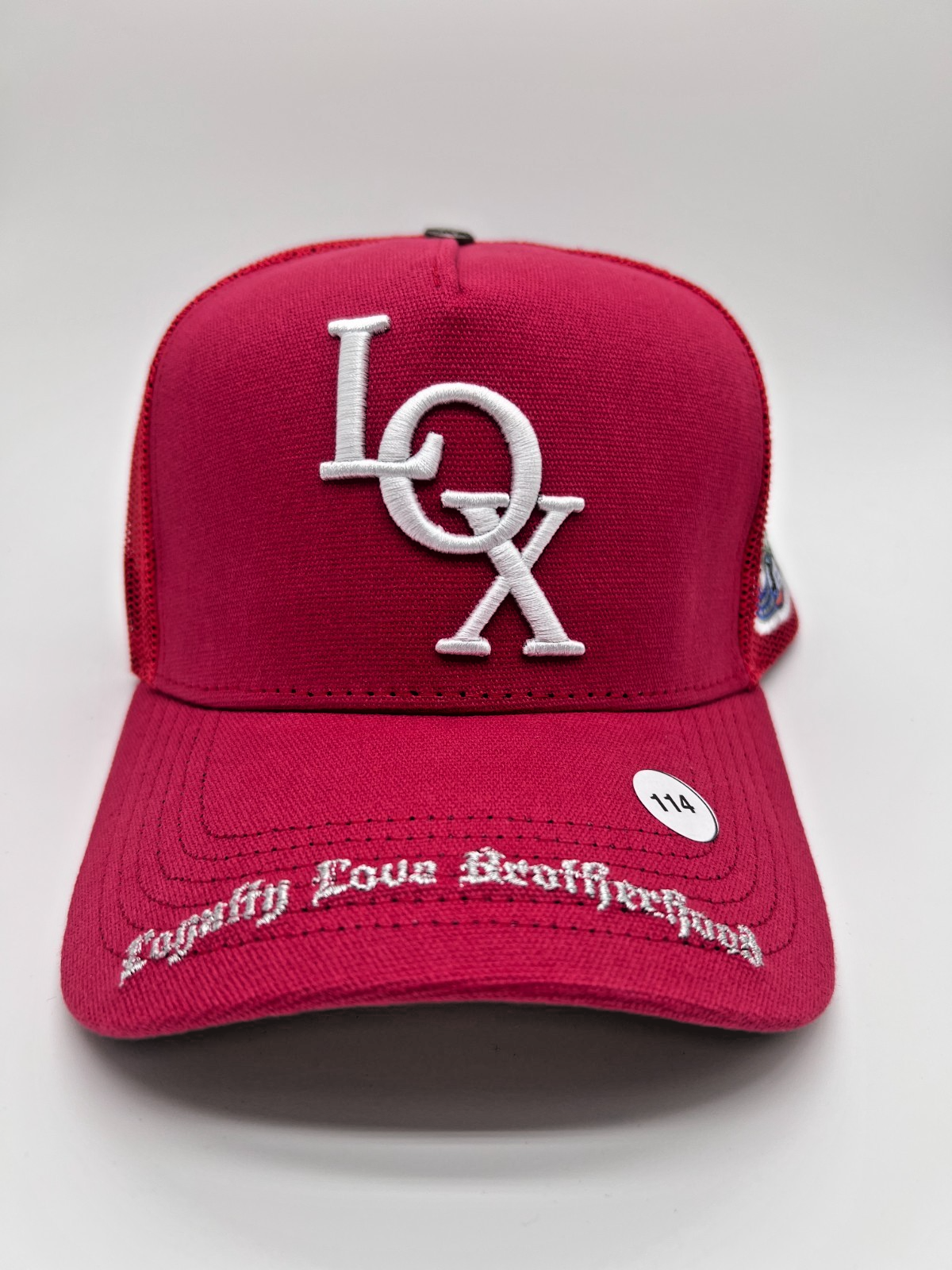 The LOX x Godspeed Trucker Hat Red White Snapback One Size New