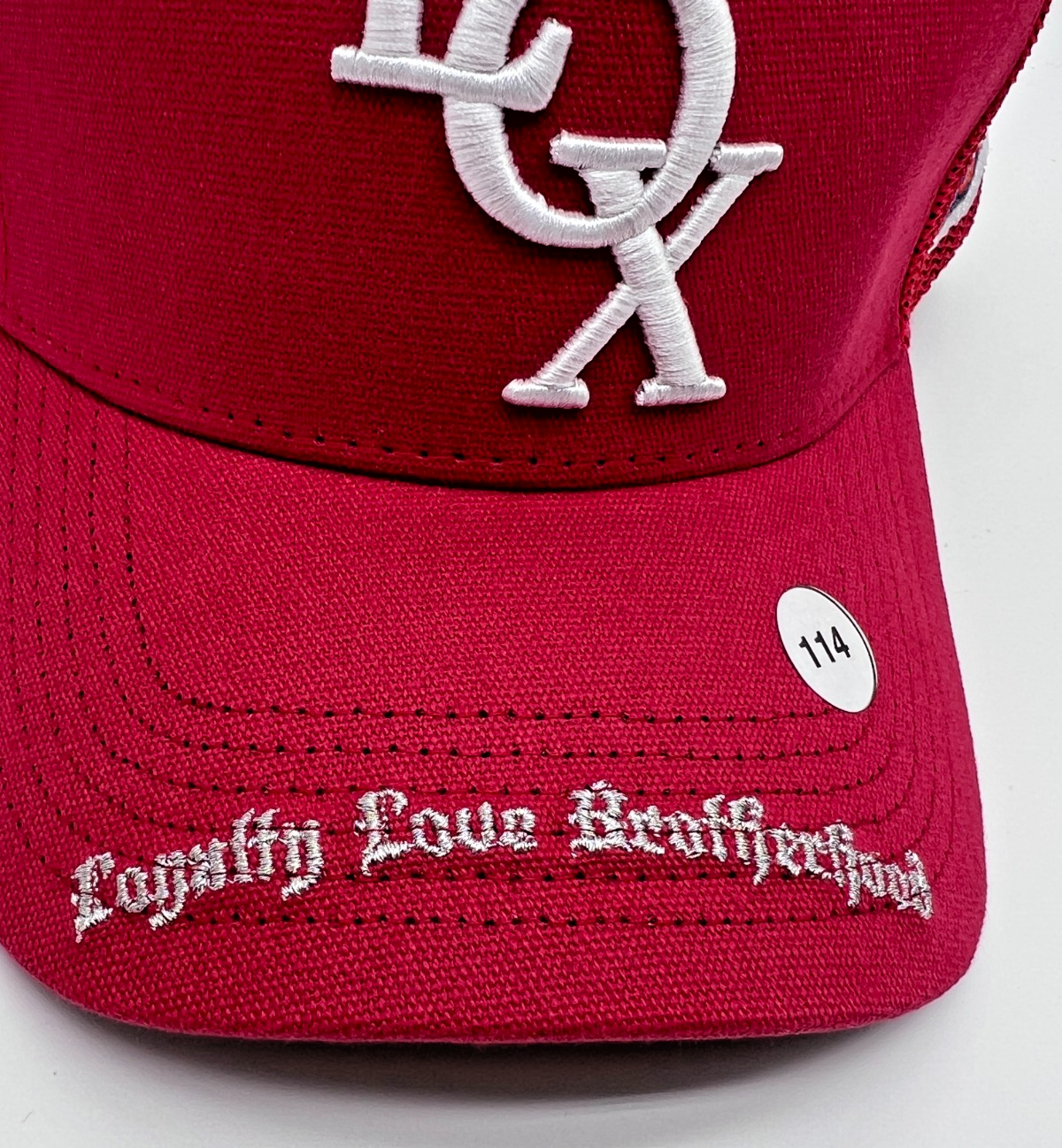 The LOX x Godspeed Trucker Hat Red White Snapback One Size New
