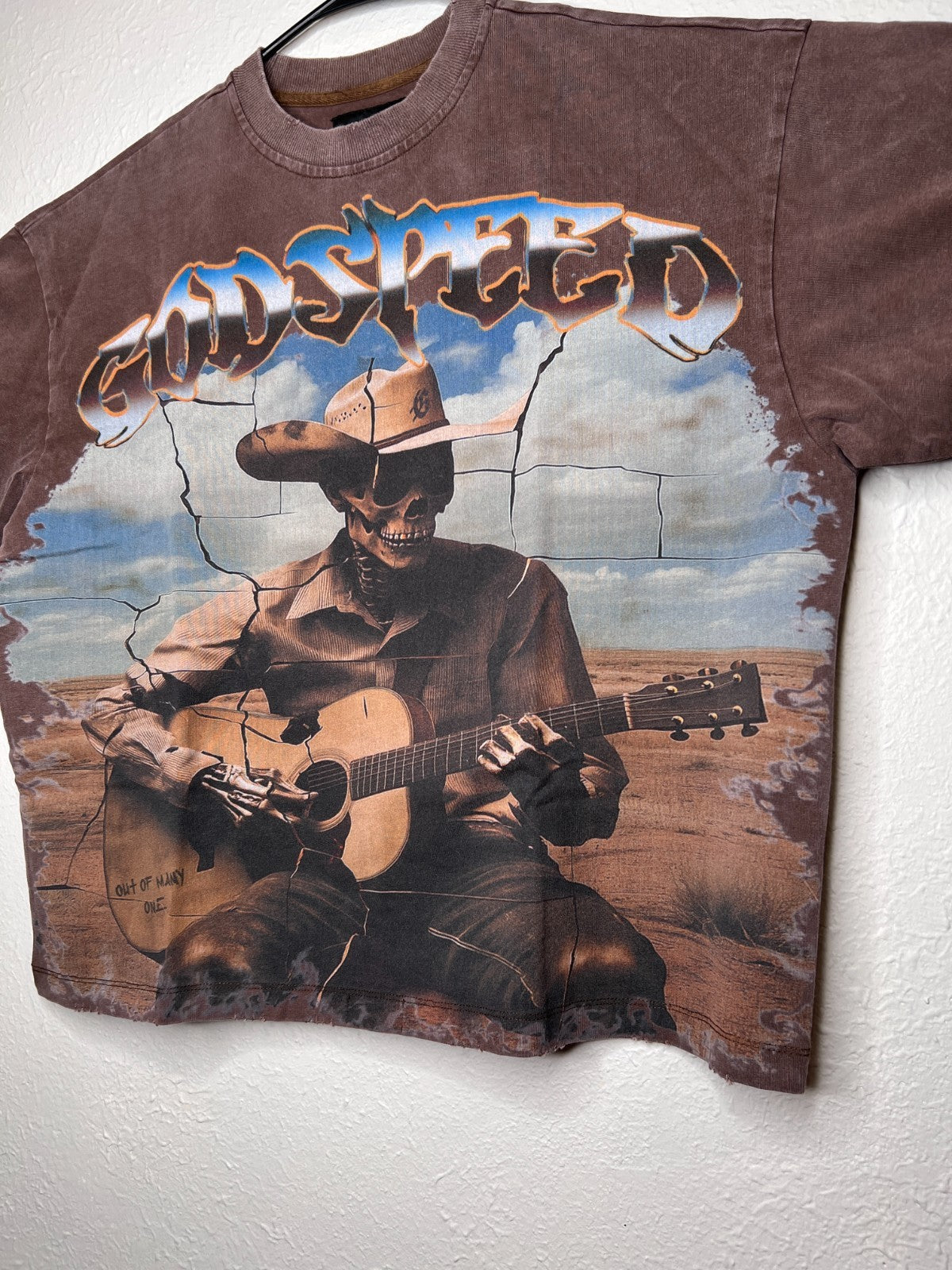 Godspeed Virtuoso Tee Light Wash Brown 251/444 Size Small NWT Rare