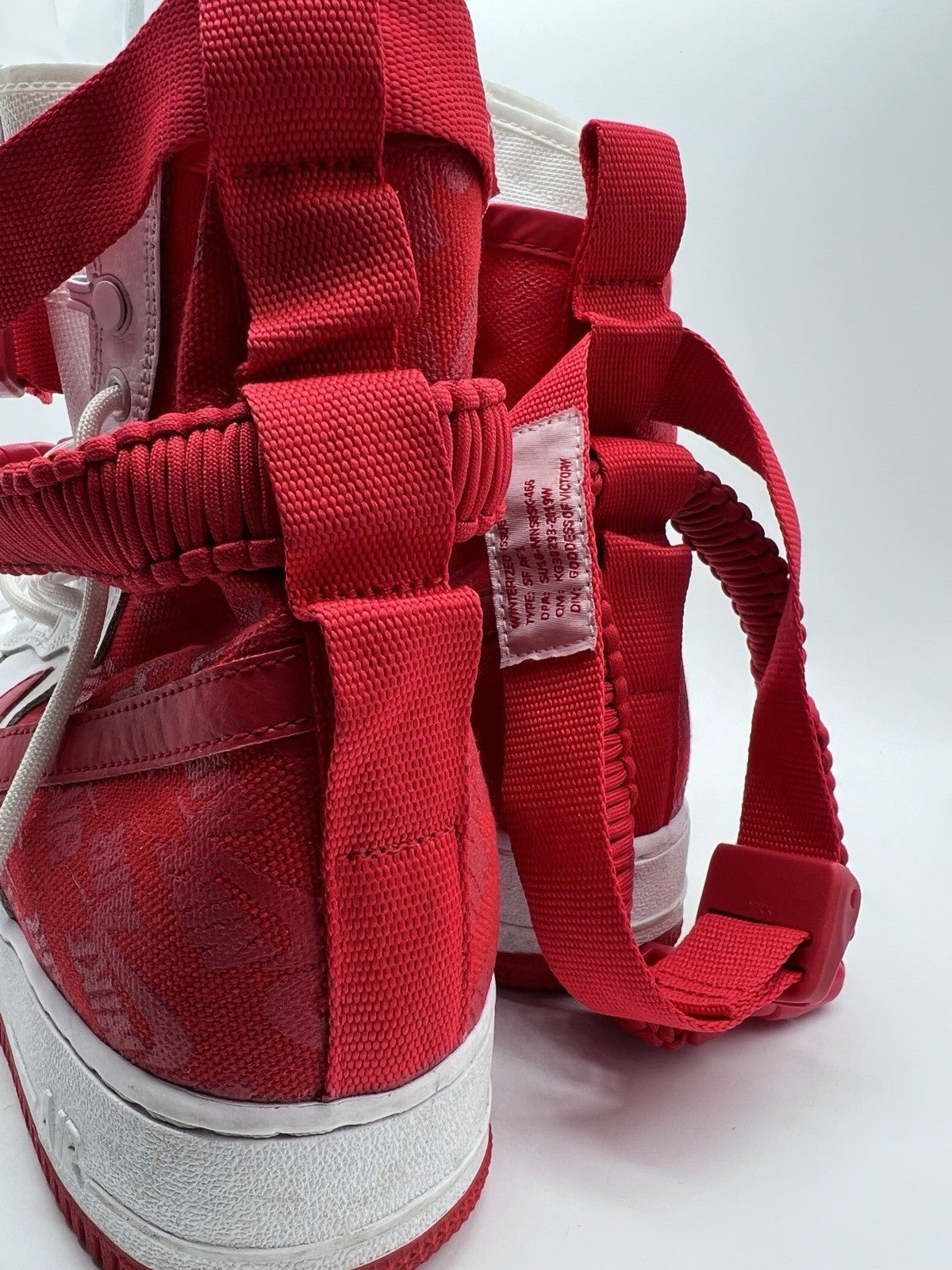 Men’s Size 10 - Nike SF Air Force 1 High White University Red
