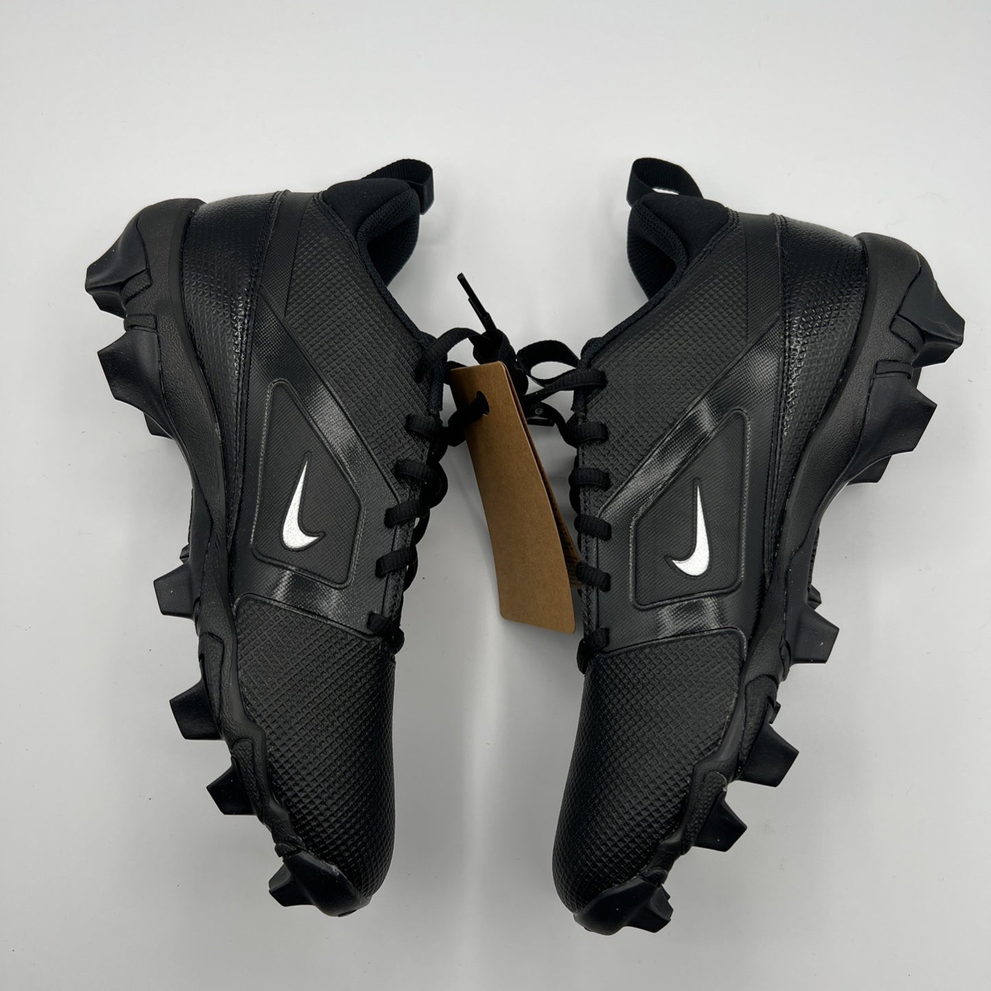 Nike Alpha Menace 4 Shark Football Cleats Black Silver Men’s 8 FN0028-002