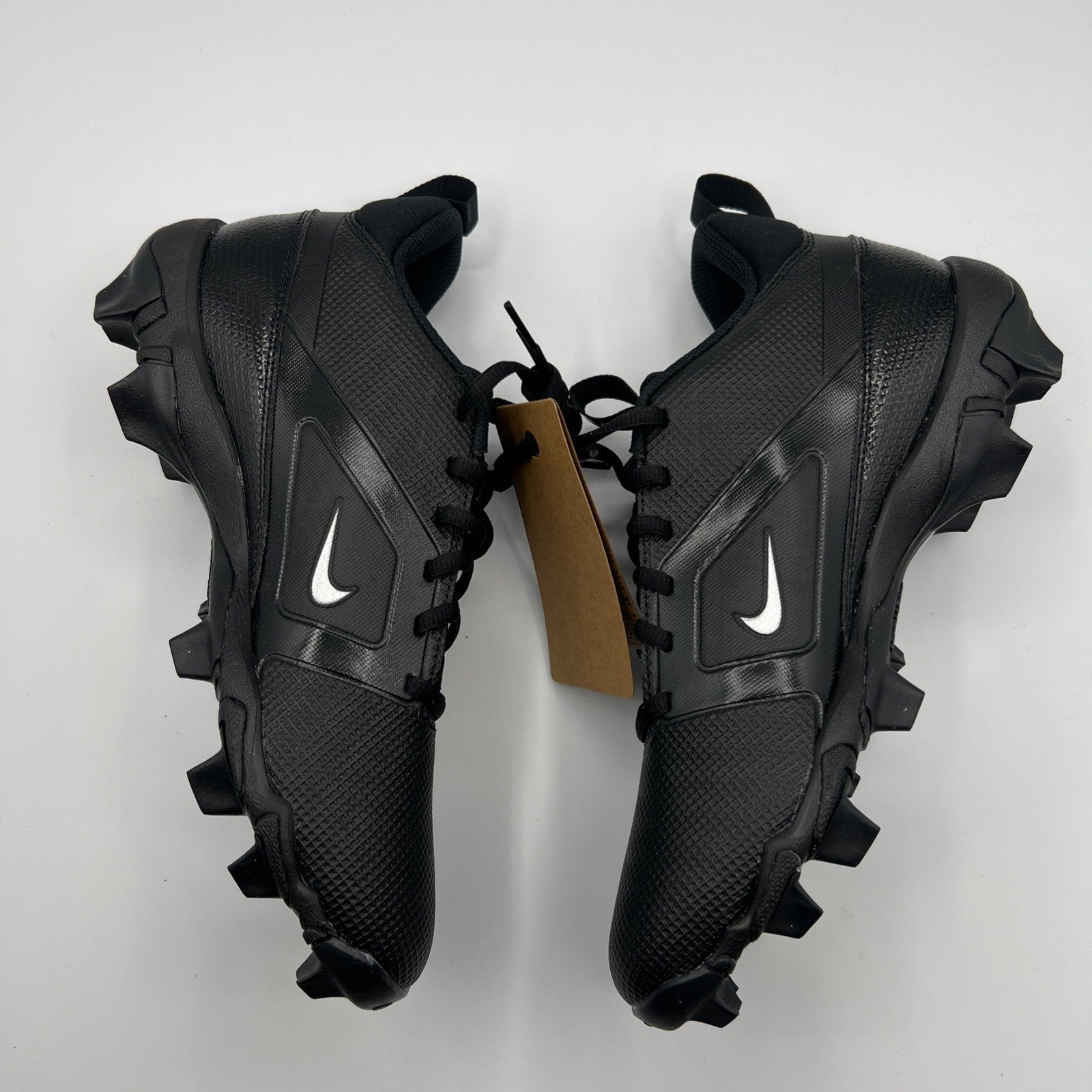 Nike Alpha Menace 4 Shark Football Cleats Black Silver Men’s 8 FN0028-002