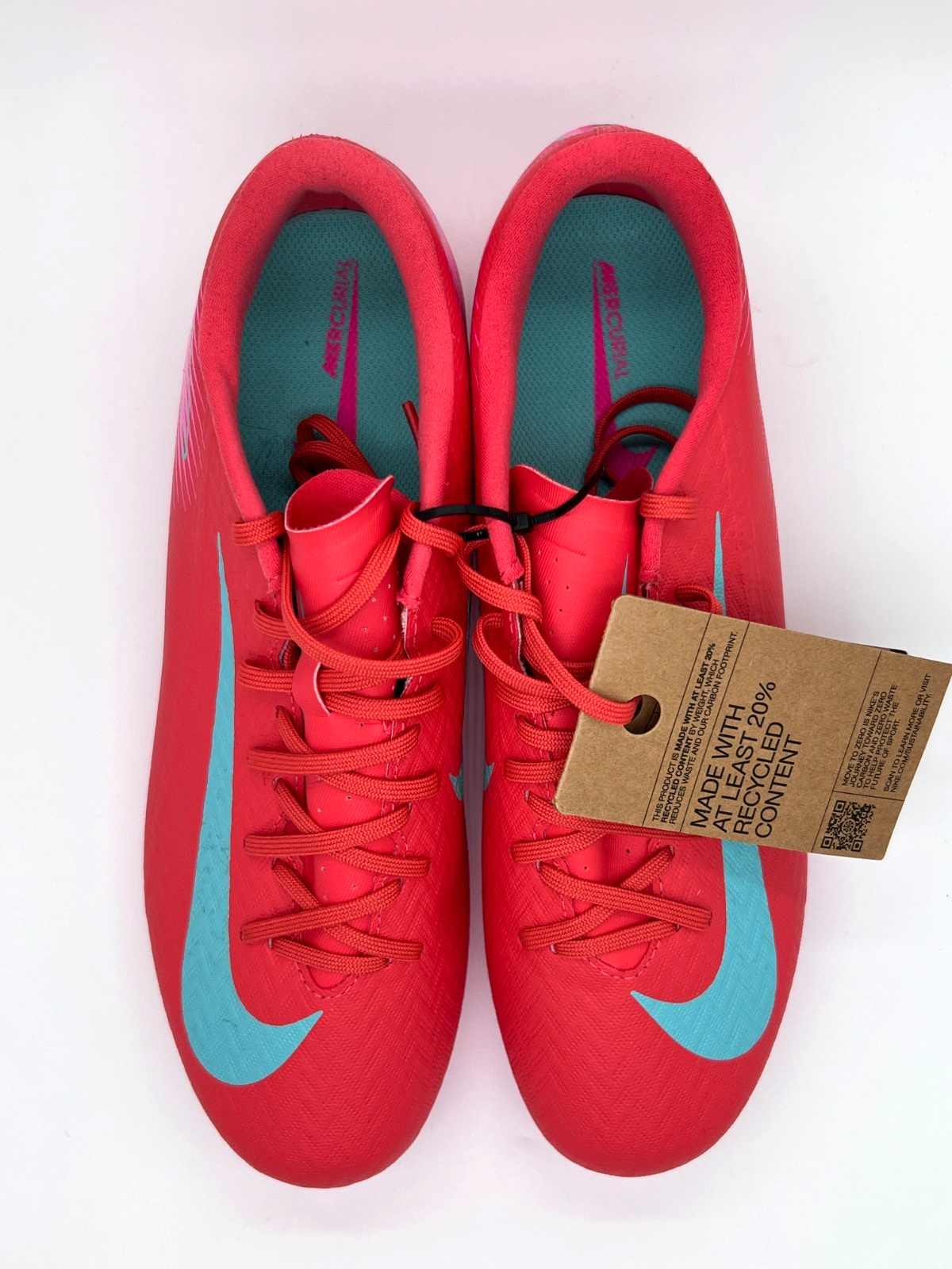 Nike Mercurial Vapor 16 Pro FG Ember Glow FQ8685-800 Men's Size 8.5 Cleats #72B