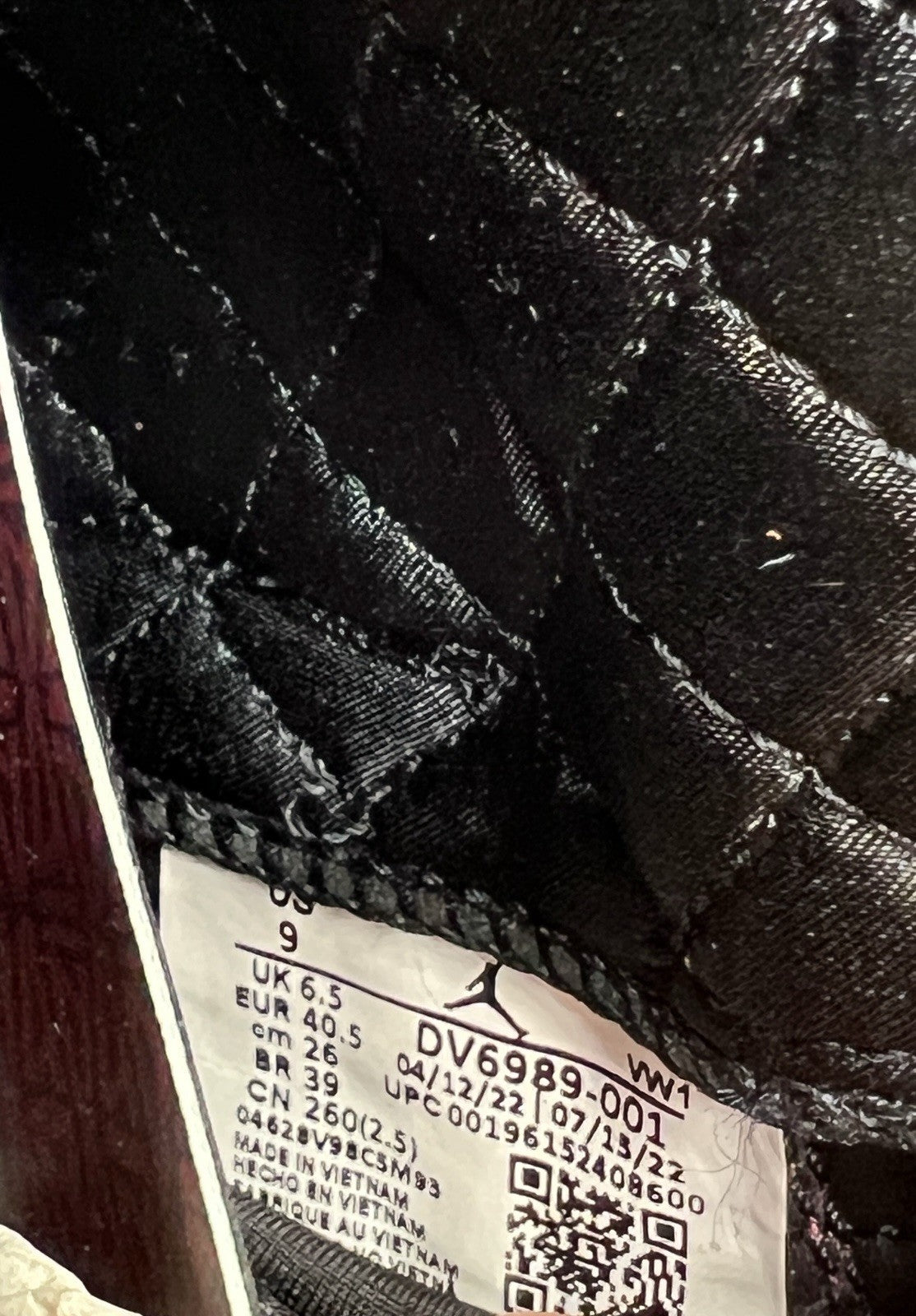 A Ma Maniére x Nike Air Jordan 12 Retro SP Black DV6989-001 Women's 9 New