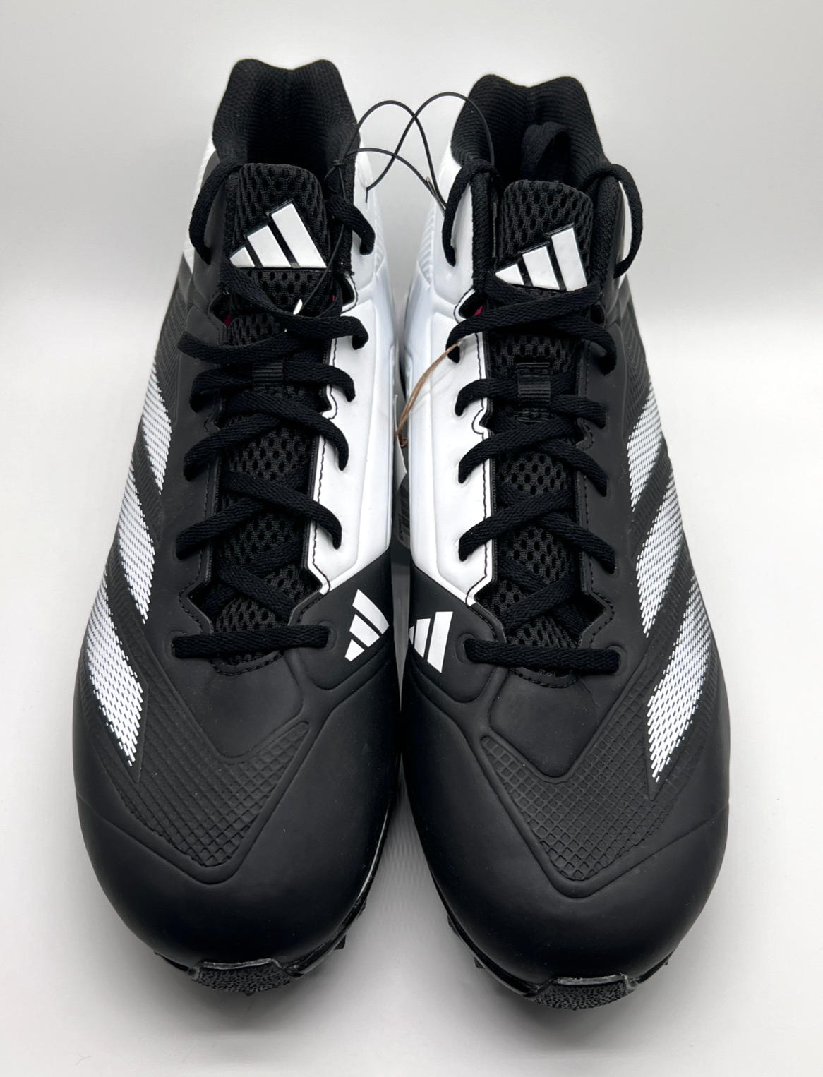 adidas Adizero Impact MD Baseball Cleats Black White Men's 14 ID0963 NWT