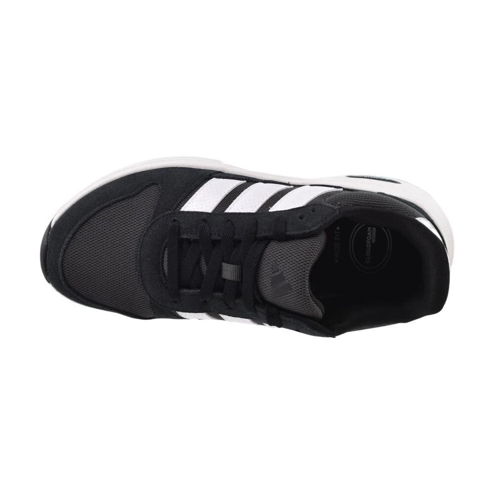 Adidas Cloudfoam Cuxxion-80S (WIDE) Mens Shoes Core Black/White kj4268 -Mens 8.5
