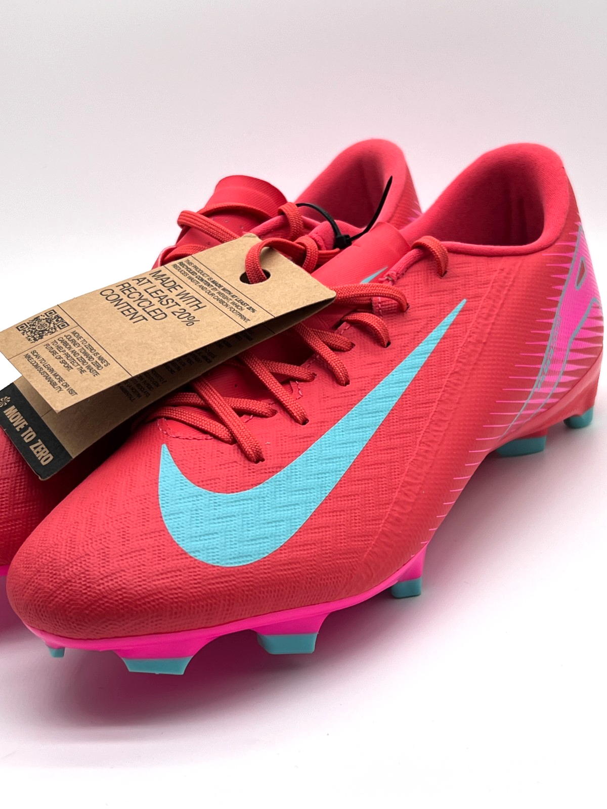 Nike Mercurial Vapor 16 Pro FG Ember Glow FQ8685-800 Men's Size 8.5 Cleats #72B
