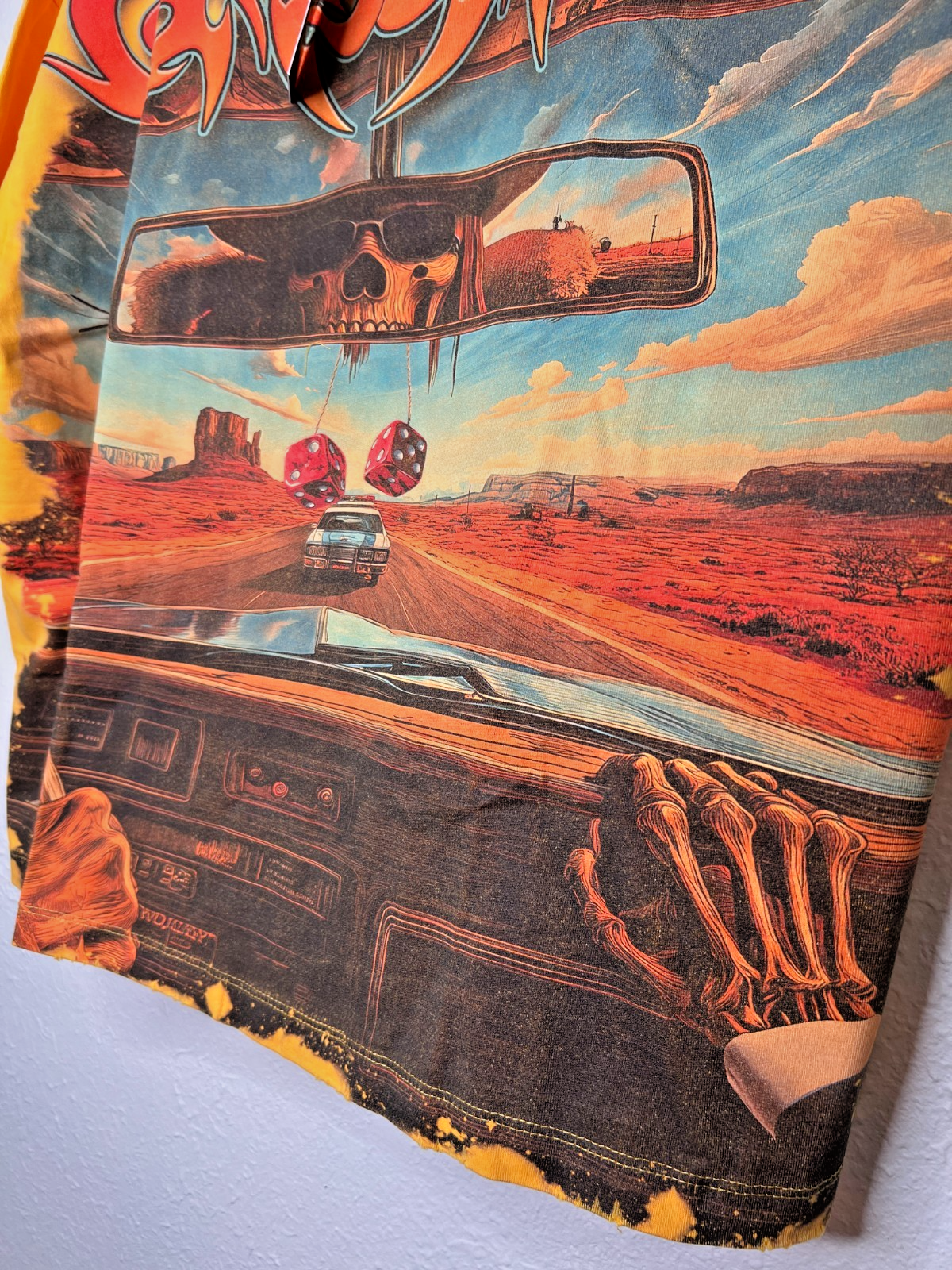 Authentic Godspeed Desert Highway Tee 158/444 Yellow Size S NWT Numbered