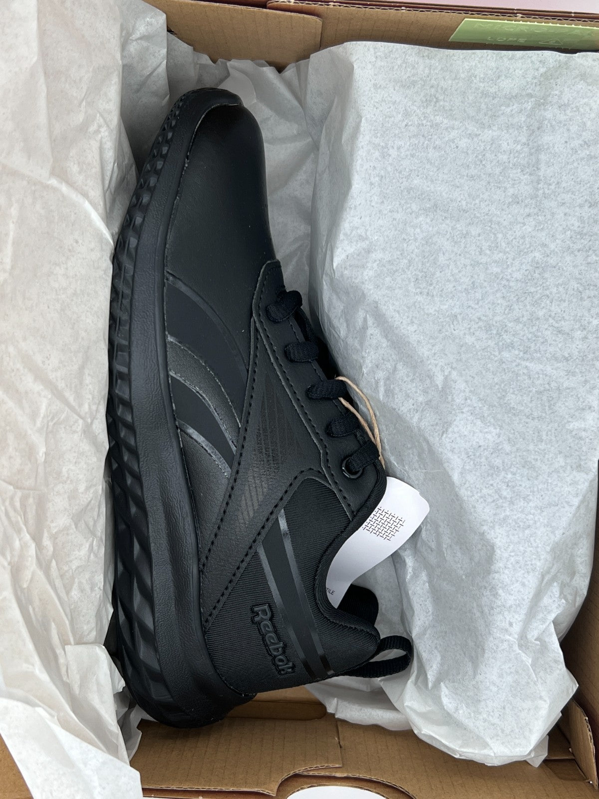 Reebok Rush Runner 5 SYN Kids Black Running Shoes Size 13C New with Box