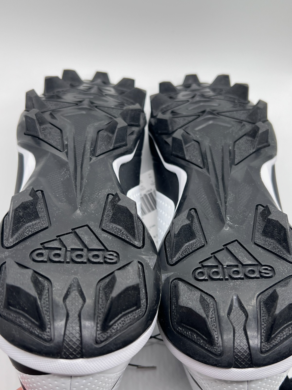 adidas Adizero Impact MD Baseball Cleats Black White Men's 14 ID0963 NWT