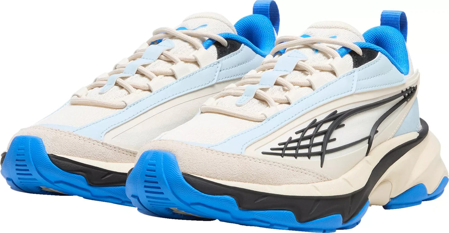 Puma Running Shoes Women  7.5 Carbon Baby Wins Blue Cream