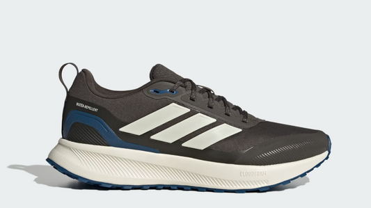 Adidas Runfalcon 5 TR Men’s 11.5 Gray Blue Trail Running Shoes JQ6958 NWT