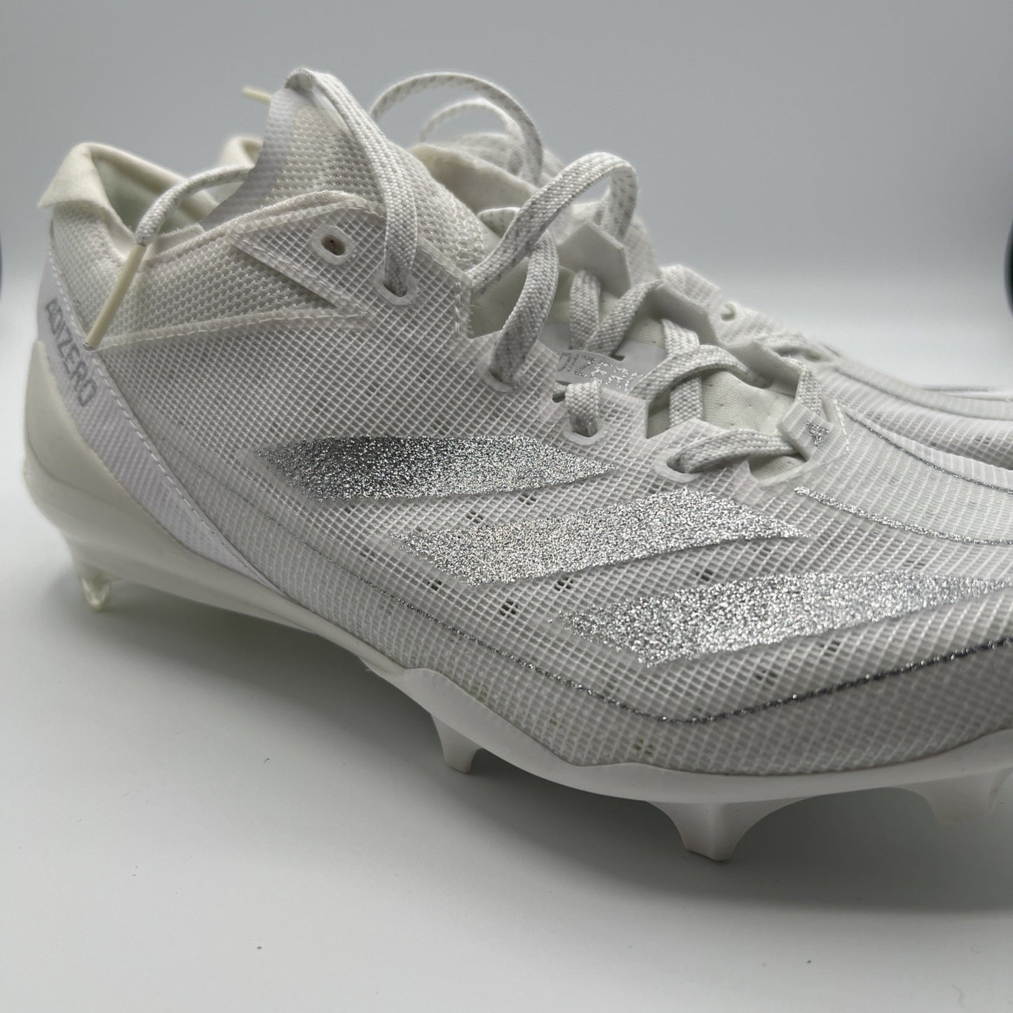 adidas Adizero Electric Football Cleats White Silver IE4374 Men’s 7.5 New