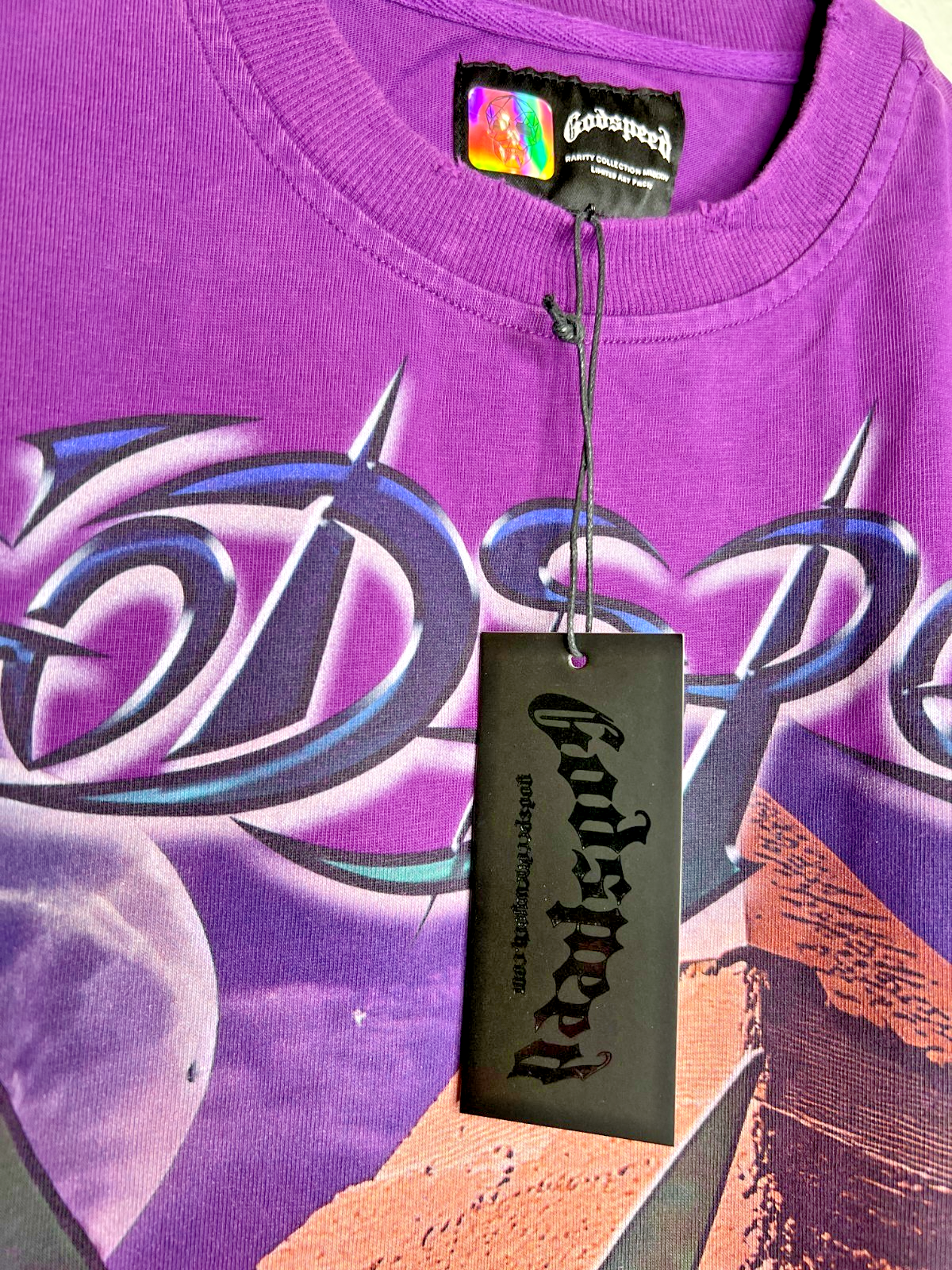 Godspeed Mother Cairo Men's T-Shirt Plum Wash GDSPD14-PW