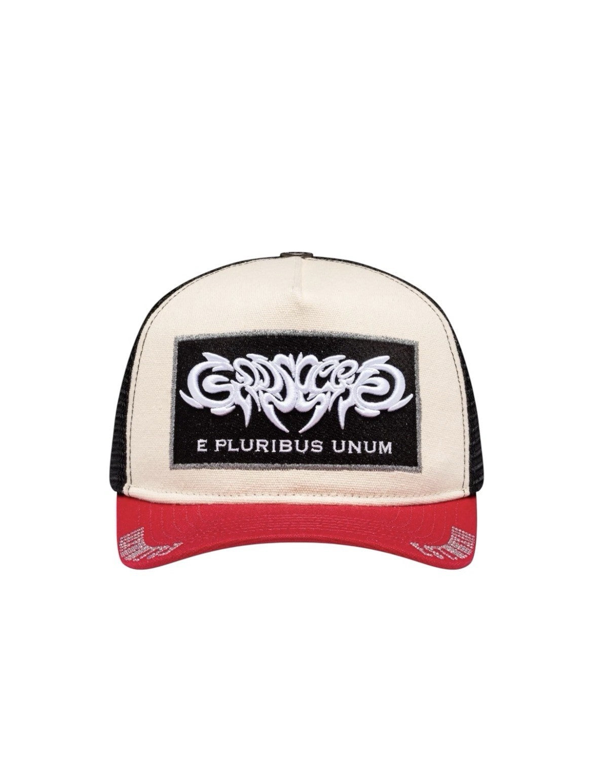 Godspeed Hat Red And White E Pluribus Trucker - Includes BOX + PINS