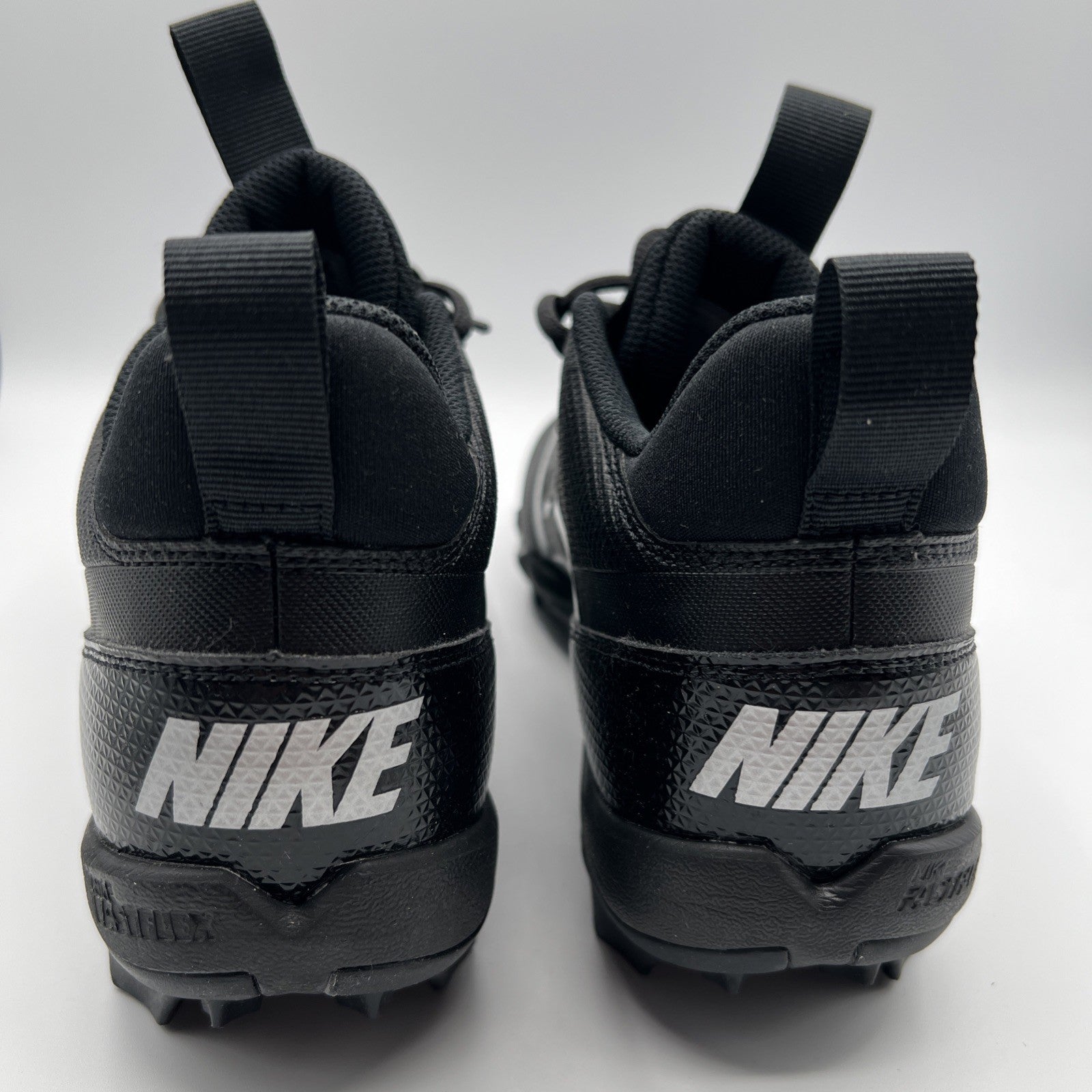 Nike Alpha Menace 4 Shark Football Cleats Black Silver Men’s 8 FN0028-002