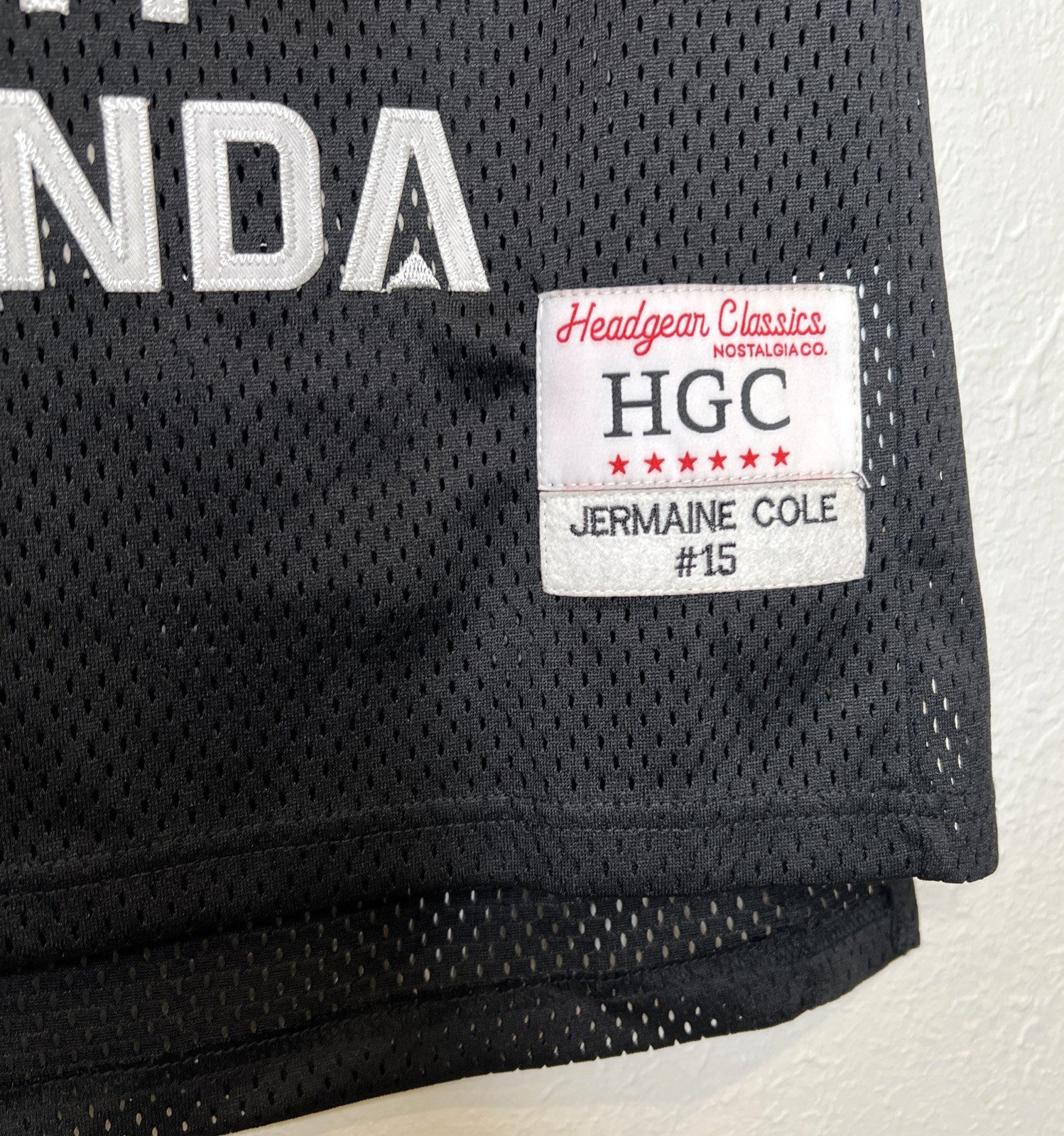 J Cole Rwanda Patriots #15 Headgear Classics Basketball Jersey Small NWT