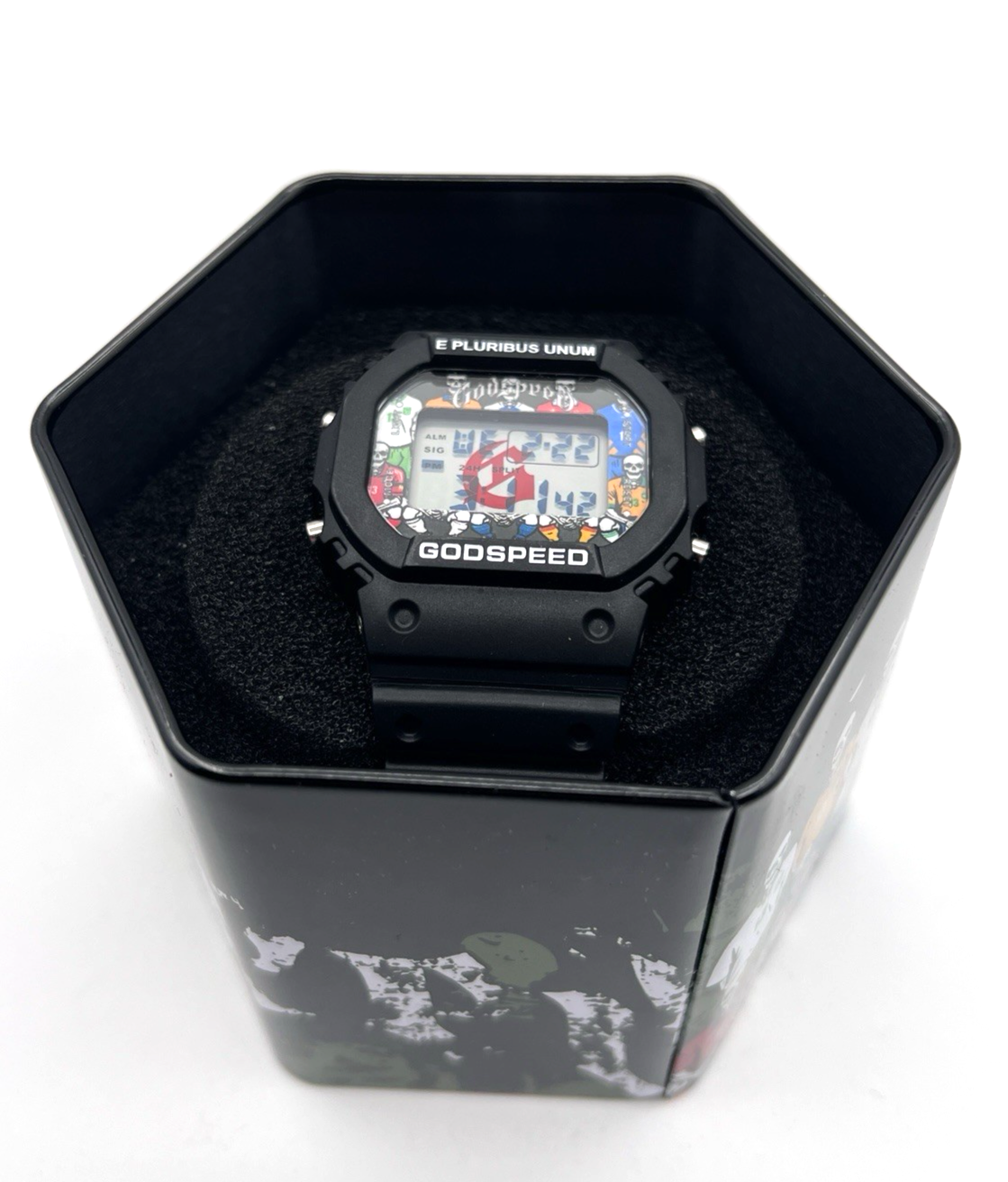 Godspeed GSWC Unity Chrono Black World Cup '26 Digital Watch 1905 w/ Tin