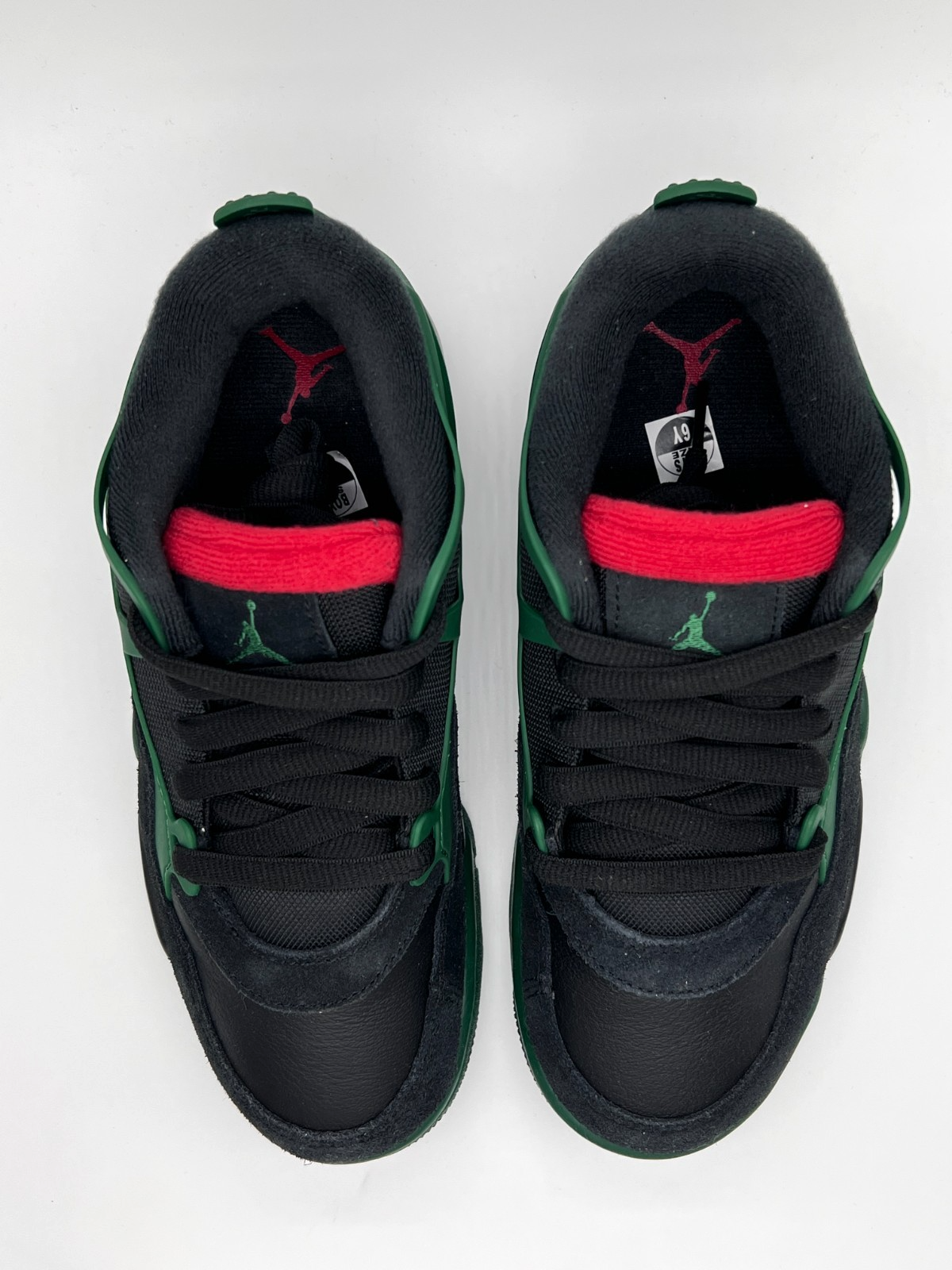 Nike Air Jordan 4 RM GS Black Gorge Green Varsity Red 6Y FQ7938-003 New