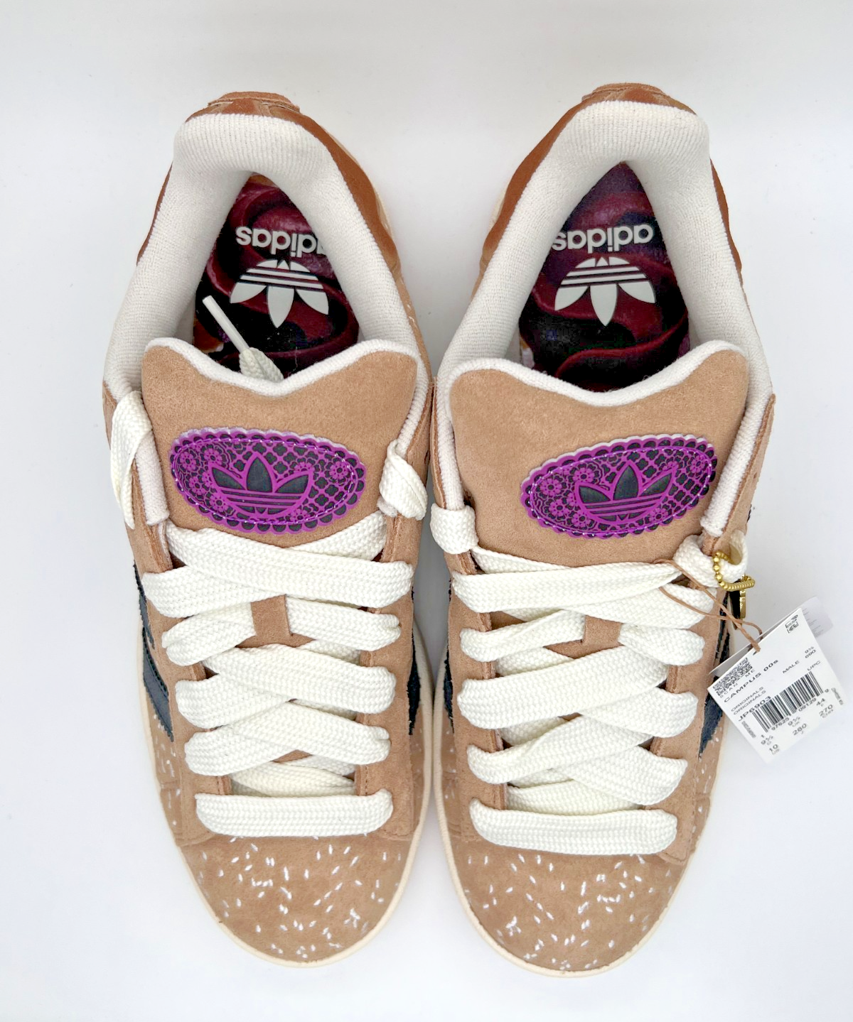 adidas Campus 00s Dia De Muertos JP6903 Warm Sand Mens 10 NEW With Box