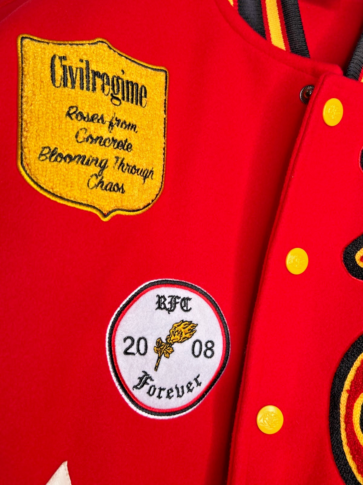 Civil Regime X Marvel Spider-Man Letterman Jacket