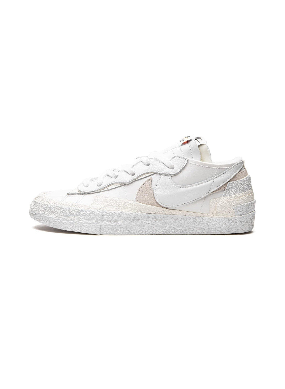 Nike x Sacai Blazer Low "White Patent Leather" (DM6443-100) Men's Size 12