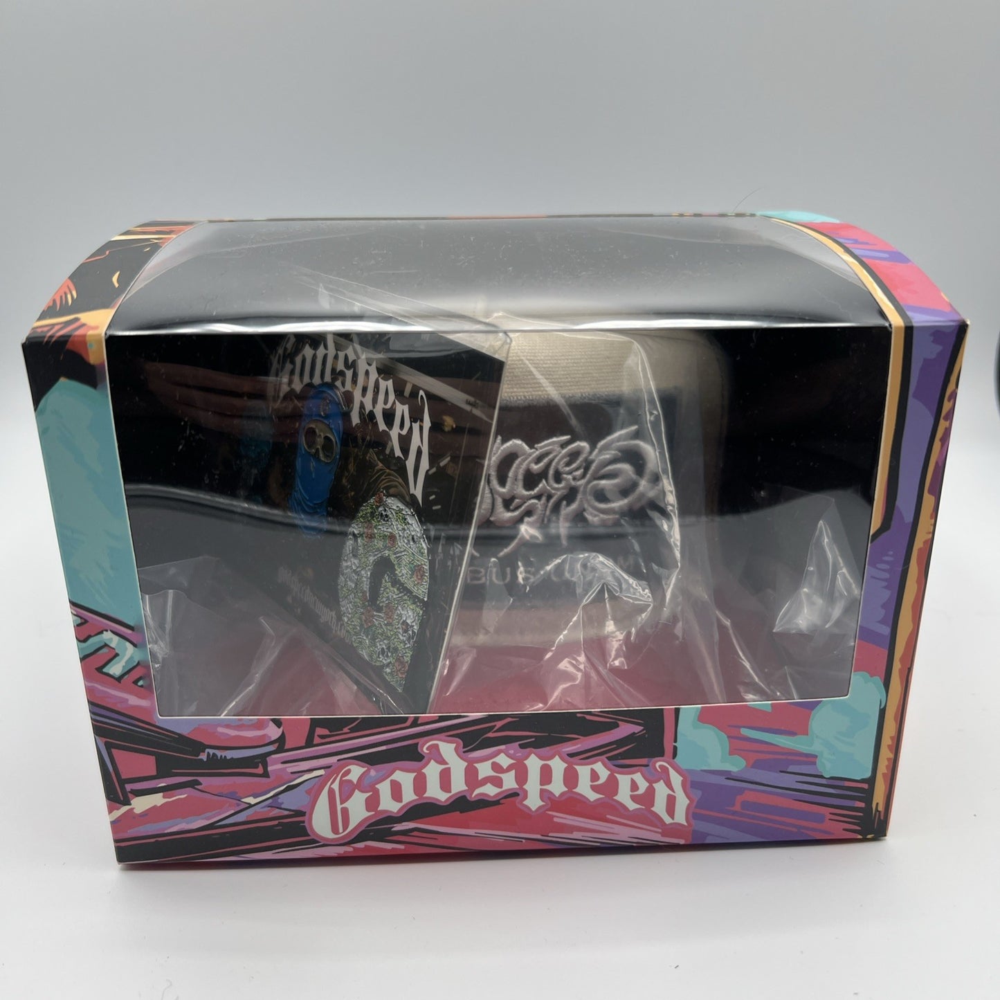 Godspeed Hat Red And White E Pluribus Trucker - Includes BOX + PINS
