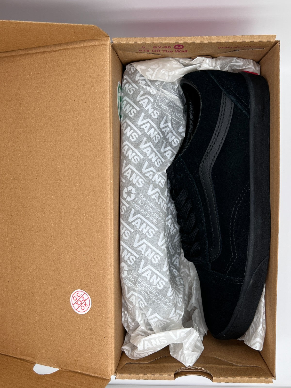 Vans Old Skool Lowpro Black Black VN000D0EBKA Men's 4 Women's 5.5 New