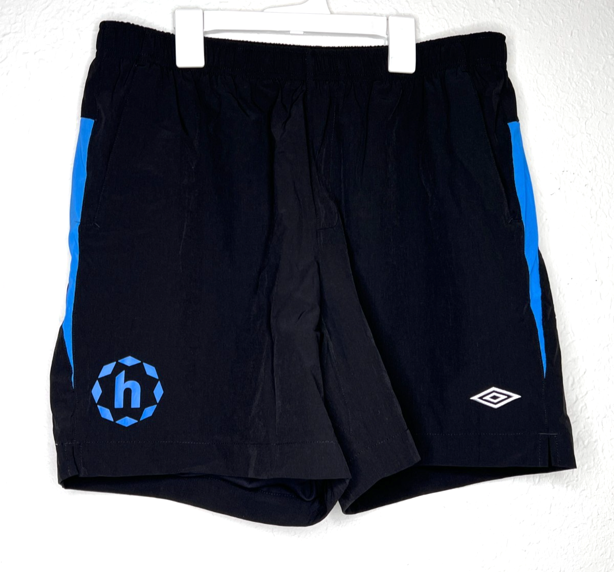 Hidden NY x Umbro Shorts Kaleidoscope Black/Blue Size L