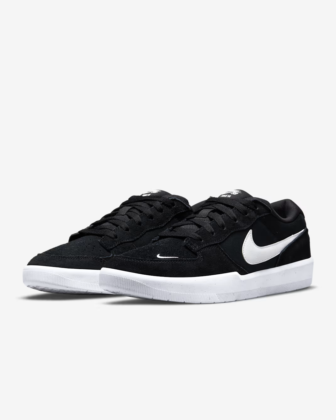 Nike SB Force 58 CZ2959-001 Sneakers Men's US 7.5 Black Suede Skateboard Shoes
