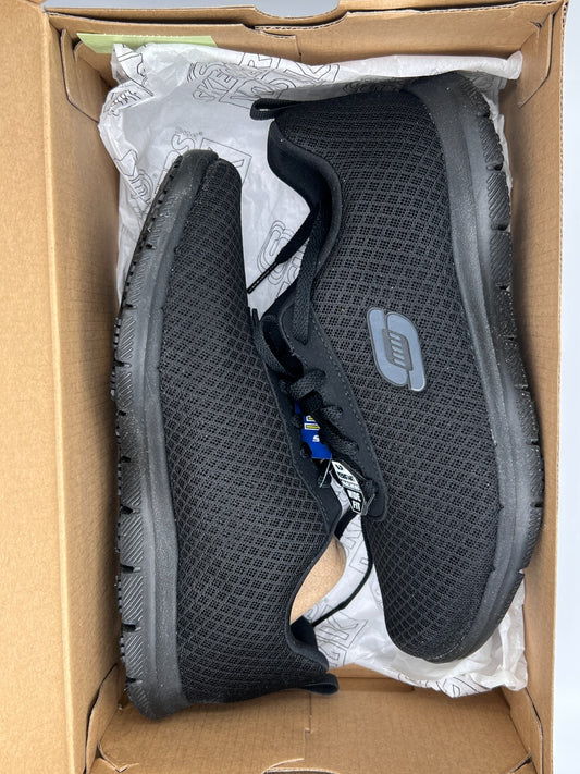 Skechers Work Ghenter Bronaugh SR 77210W BLK Women's 6 Wide - New in Box
