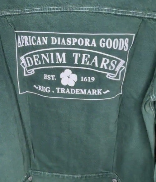 Denim Tears x Levi’s ADG Type-2 Green Denim Jacket Men’s Medium NEW