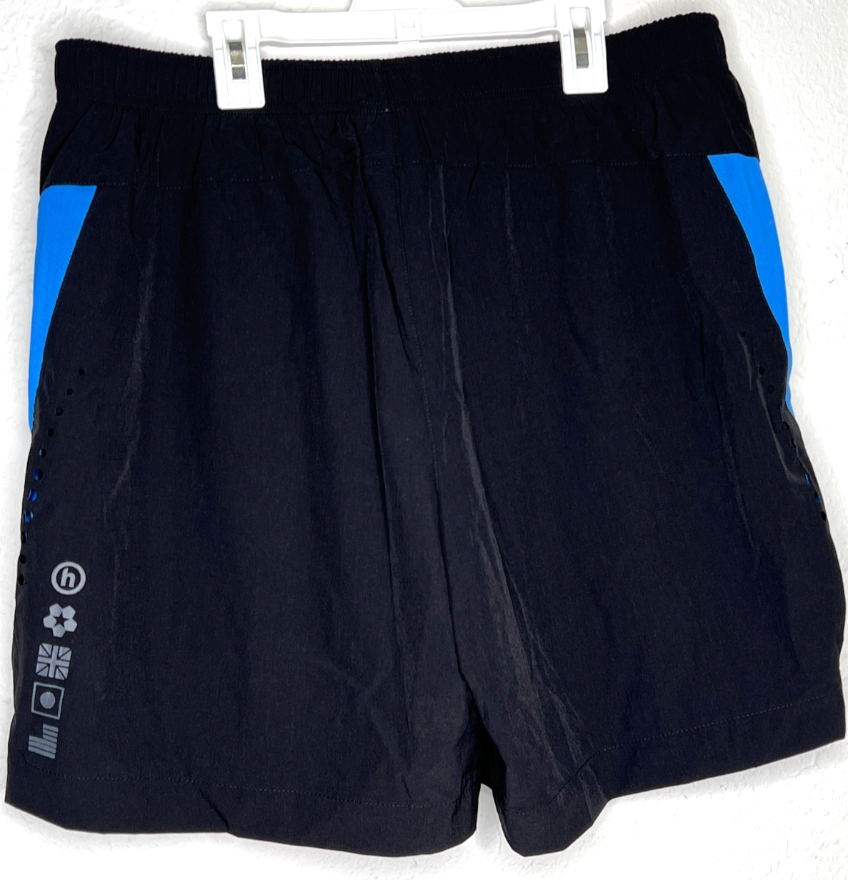Hidden NY x Umbro Shorts Kaleidoscope Black/Blue Size L
